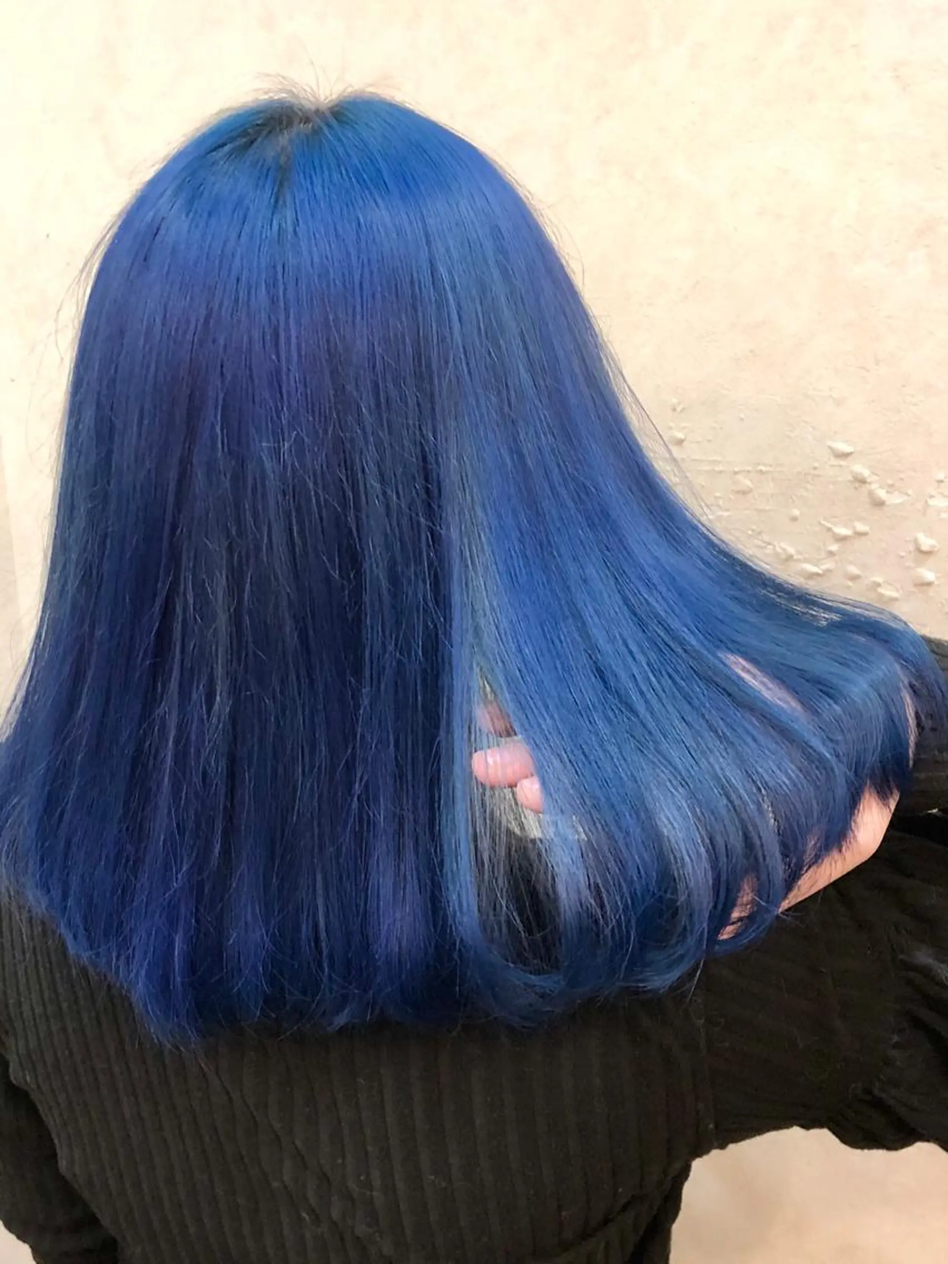 ミディアム カラー ブリーチ ブルーカラー 韓国ヘア🤍髪質改善 🇰🇷AKANEのヘアスタイル