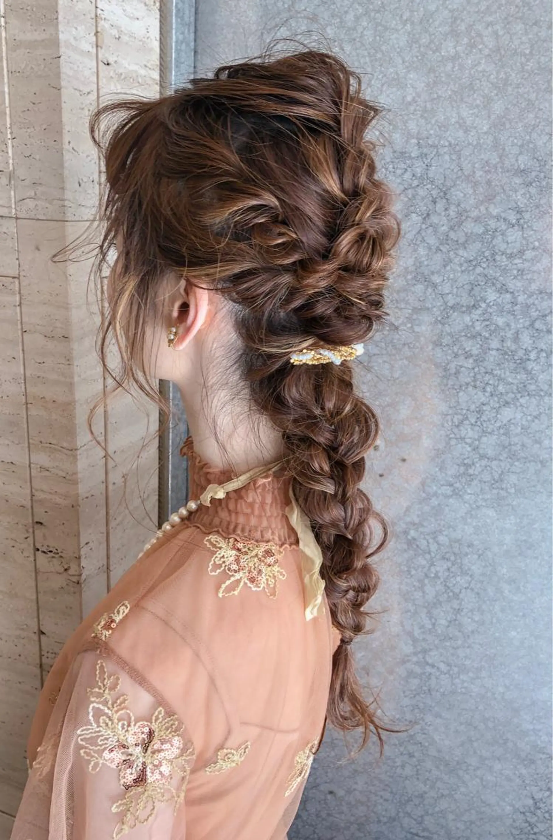 ヘアアレンジ nessヤマサキ リュウタのヘアスタイル