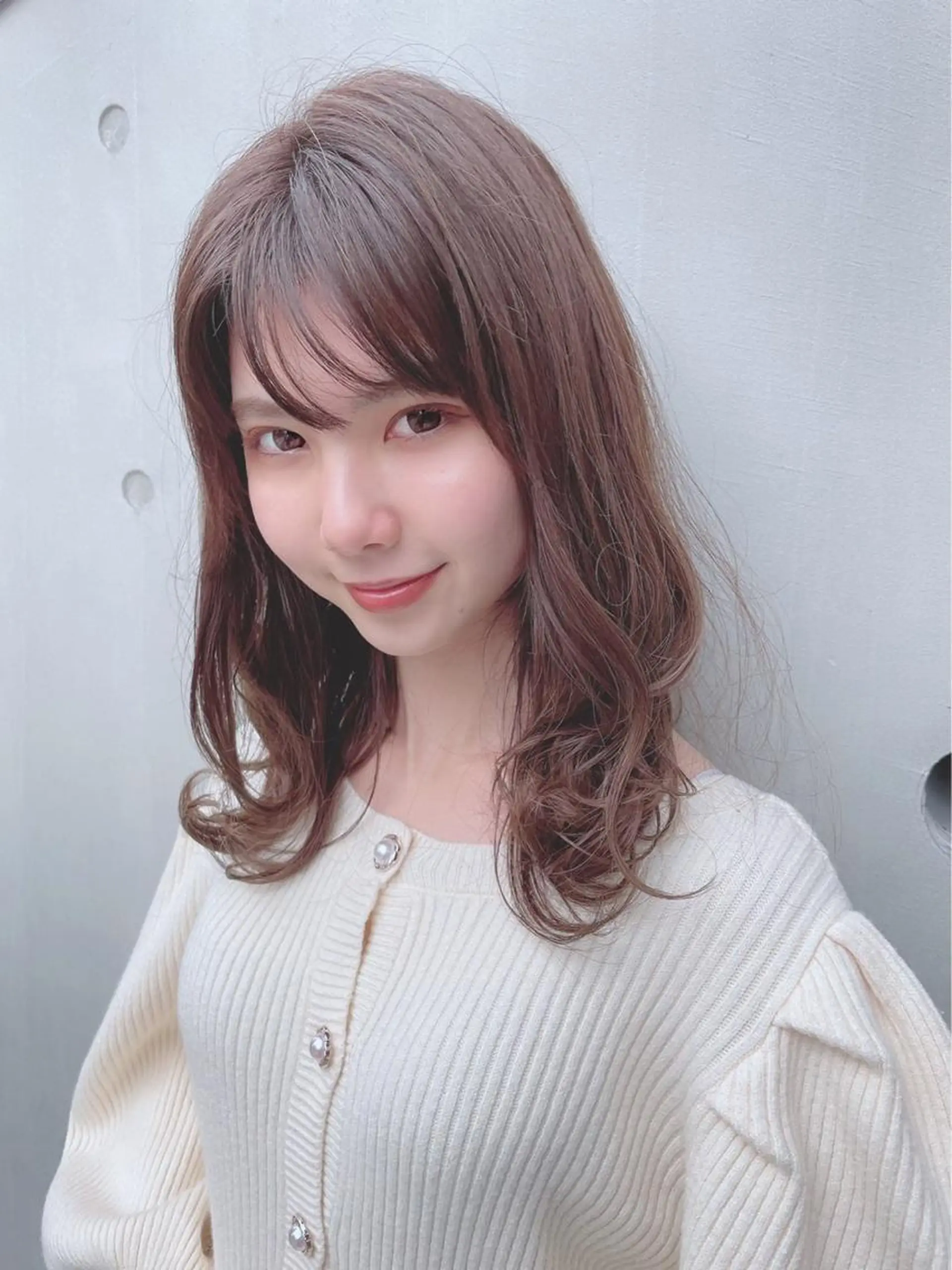 ミディアム カラー パーマ ヘアアレンジ 【公式】amble luxe池袋東口🩷のヘアスタイル