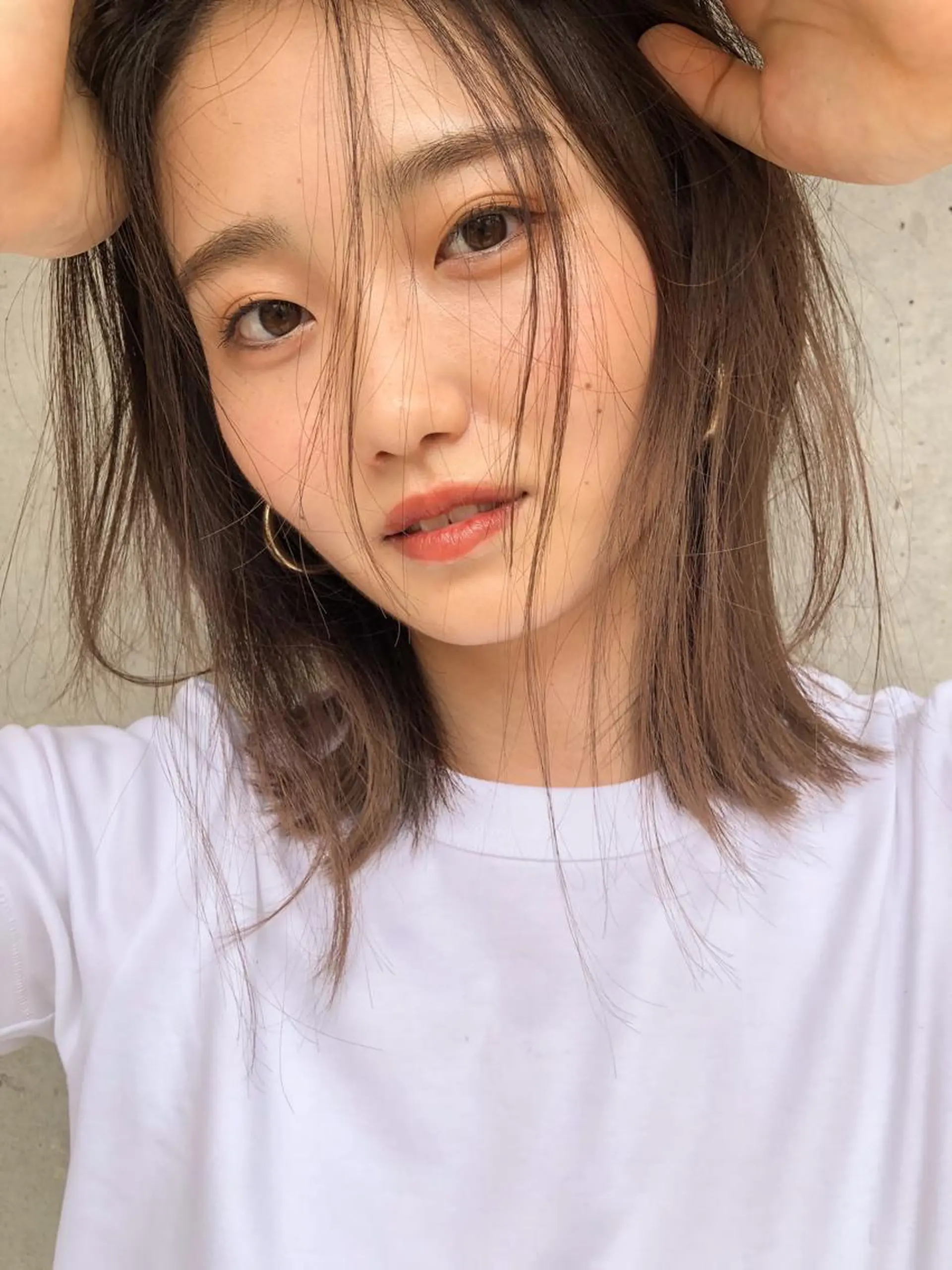 ミディアム nessヤマサキ リュウタのヘアスタイル