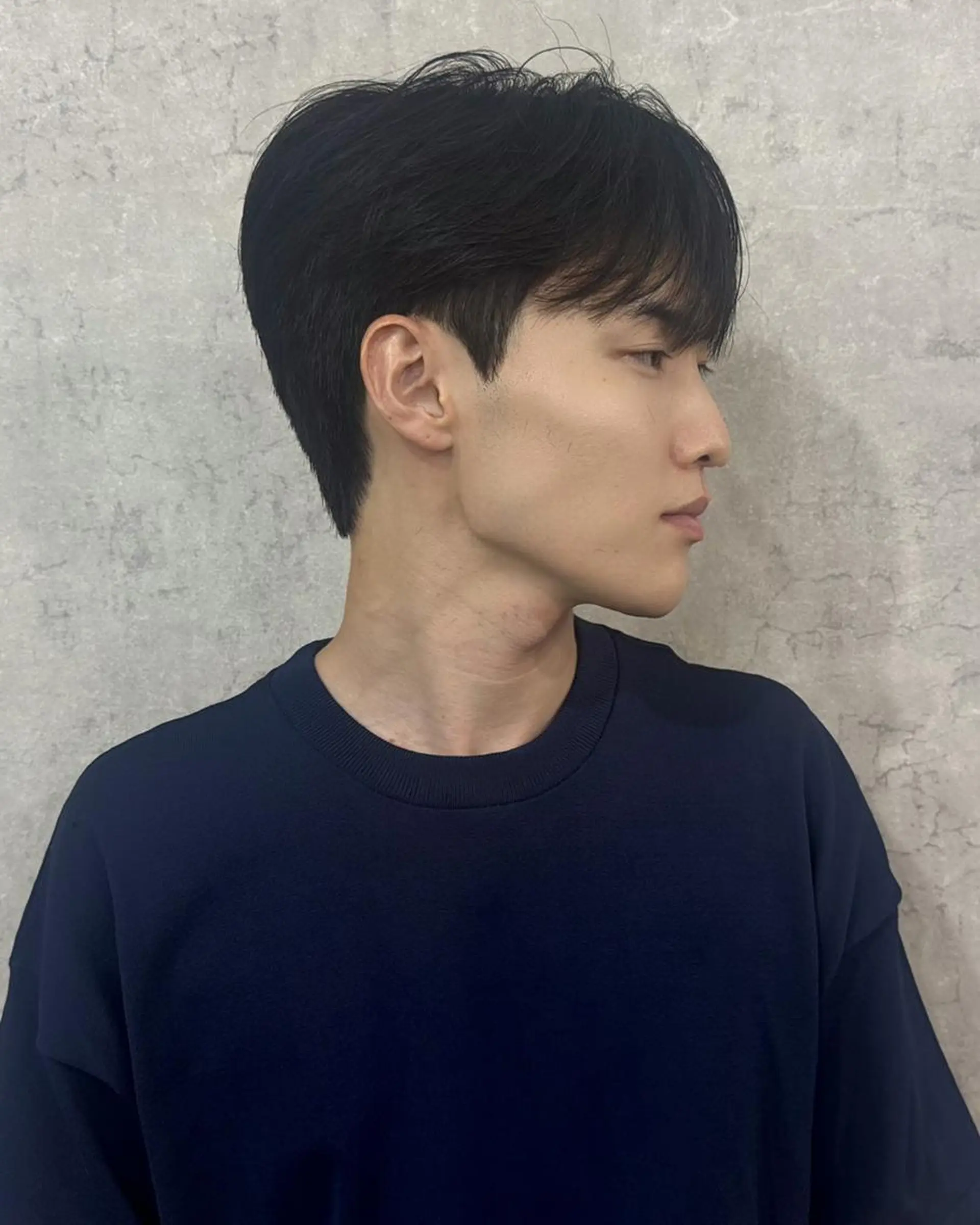 ミディアム ミディアムパーマ 韓国風ヘア カット トリートメント ヘアセット Men's Eir Kodamaのヘアスタイル