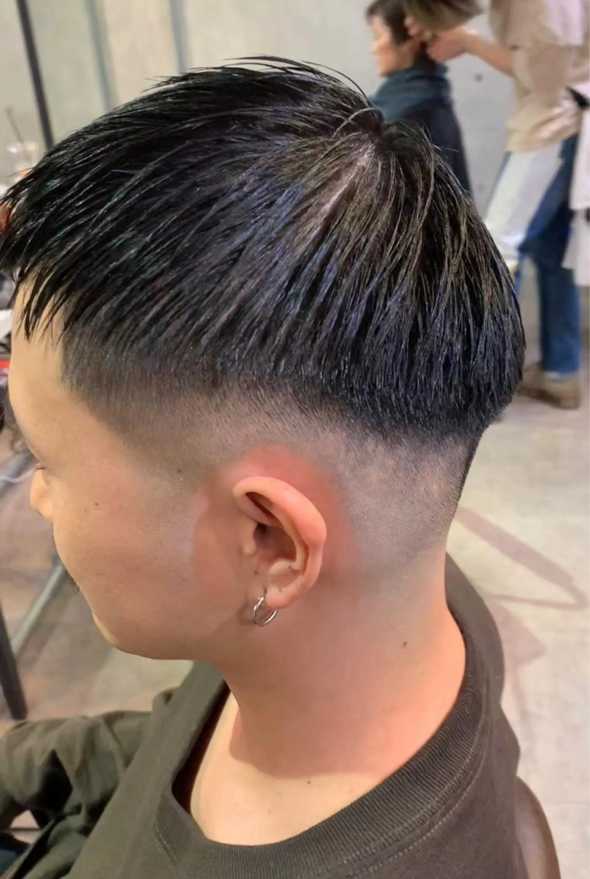 ショート トリートメント 及川シゲル 髪質改善講師のヘアスタイル