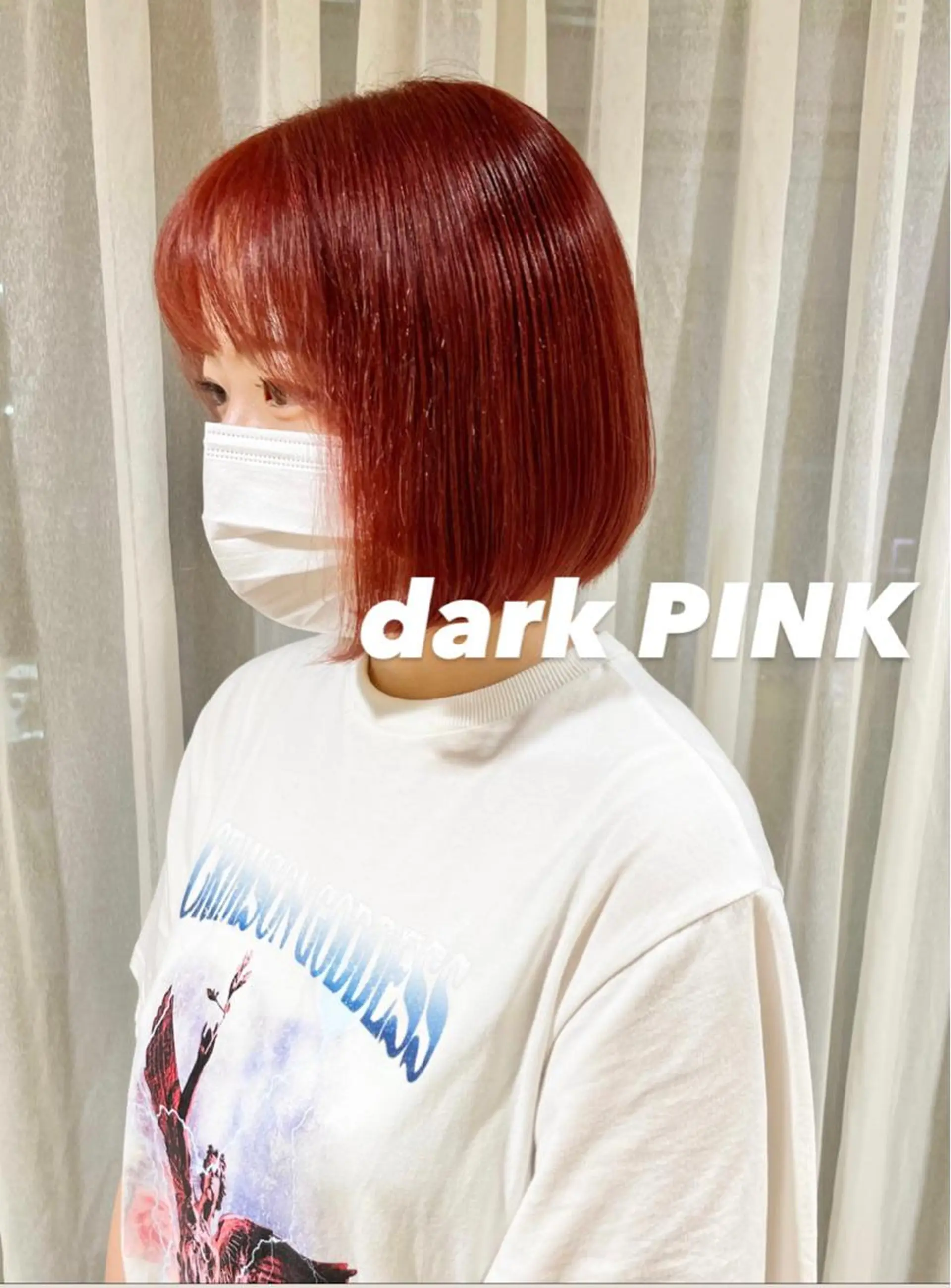 セミロング カラー ヘアアレンジ ヘアカラー トリートメント ハイトーンピンク🍑 ブリーチ🍑RINAのヘアスタイル