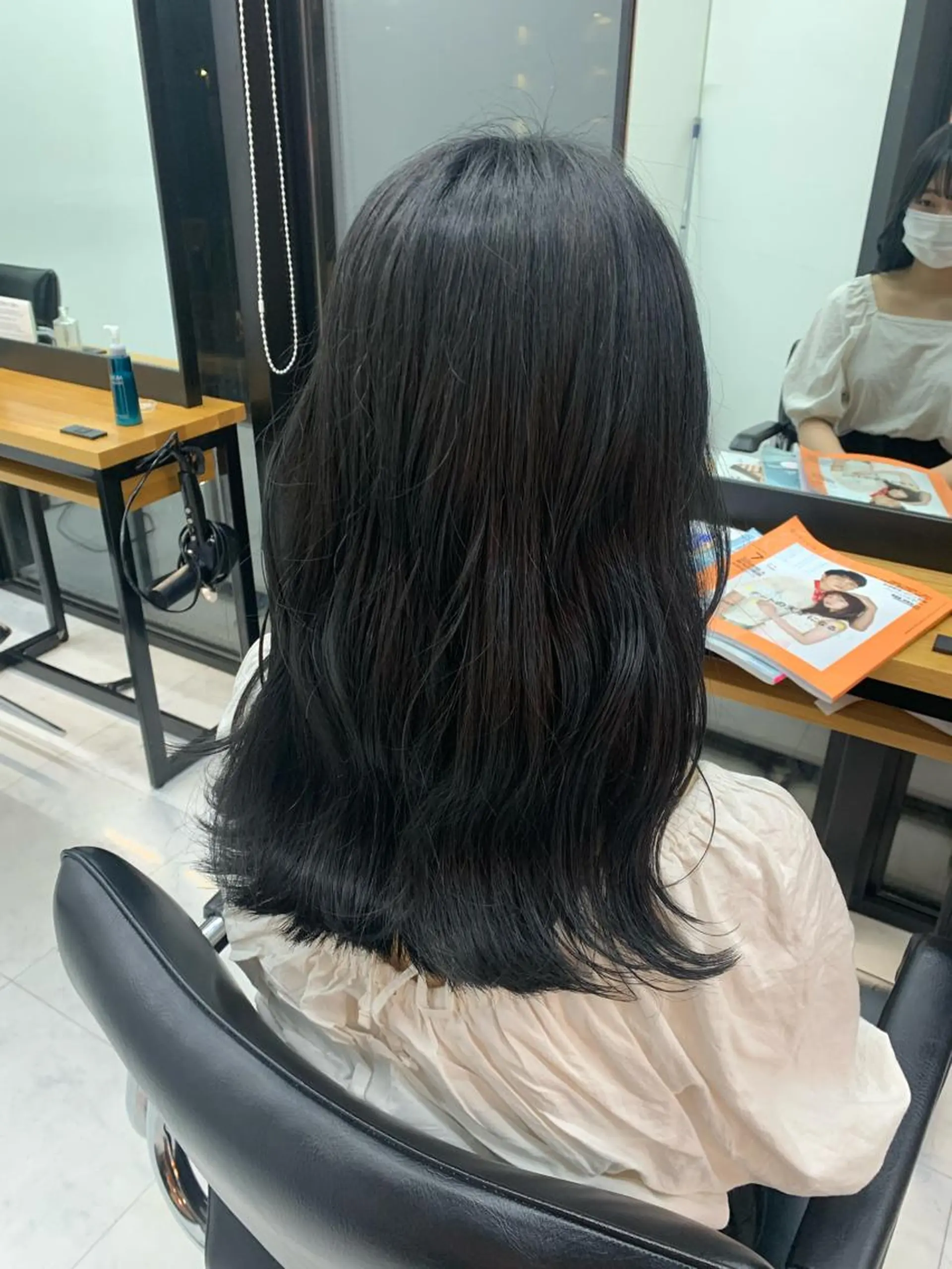 ロング 🌷ラベンダーピンク 顔まわり🌷ねいろのヘアスタイル