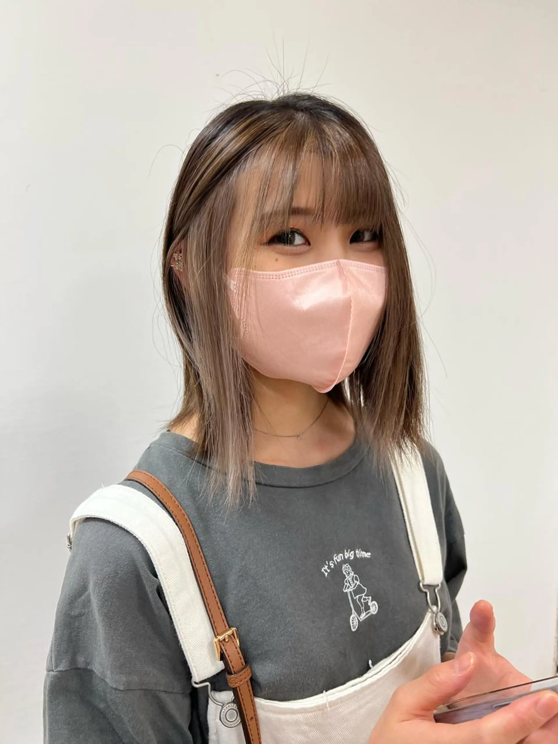 ミディアム カラー カット ヘアカラー トリートメント ヘアセット ハイトーン/ウルフ /レイヤー/坂野幸伸のヘアスタイル