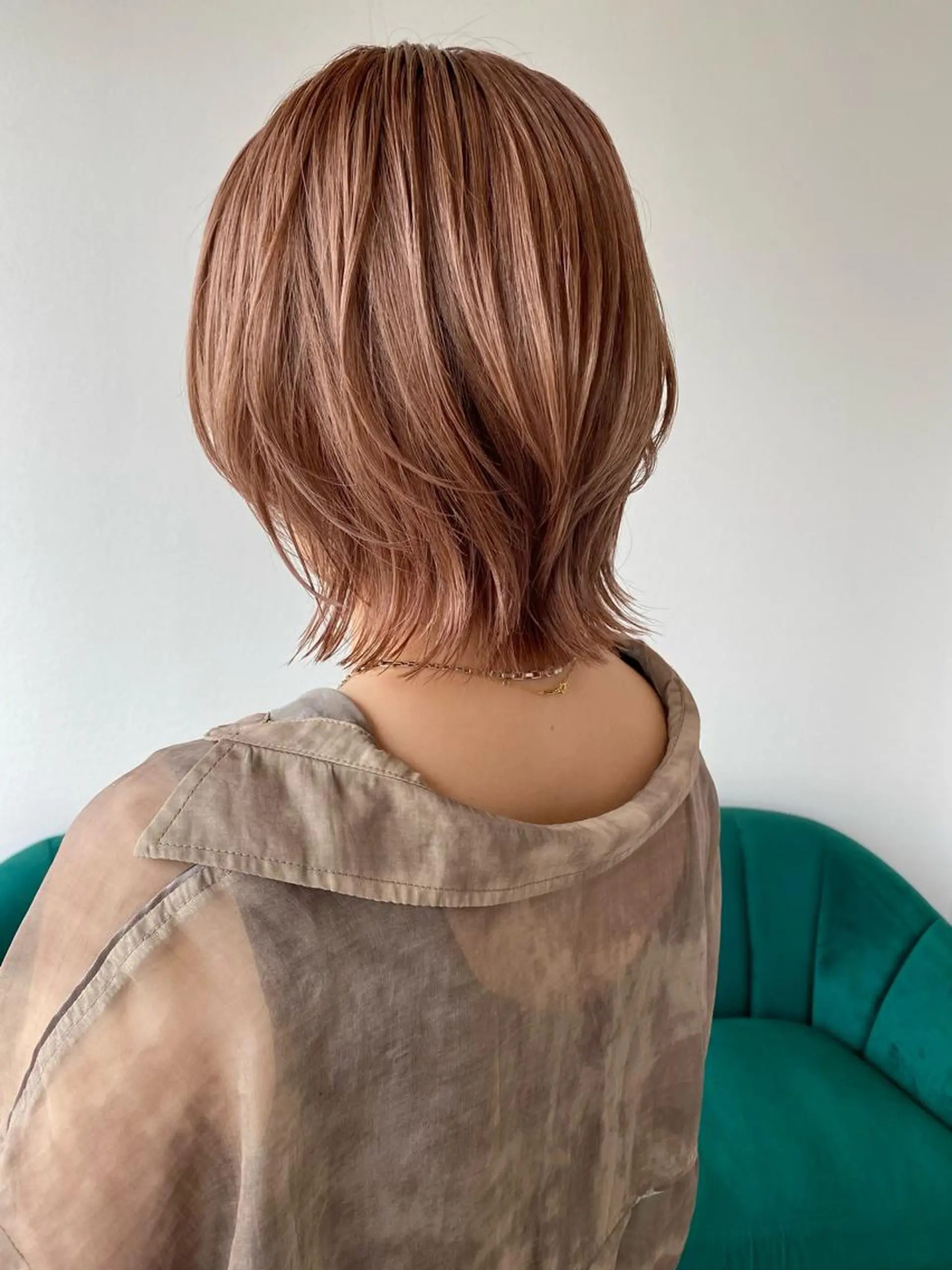 ミディアム カラー カット ヘアカラー トリートメント 似合わせカラーパーマ 🌿kitin米川のヘアスタイル