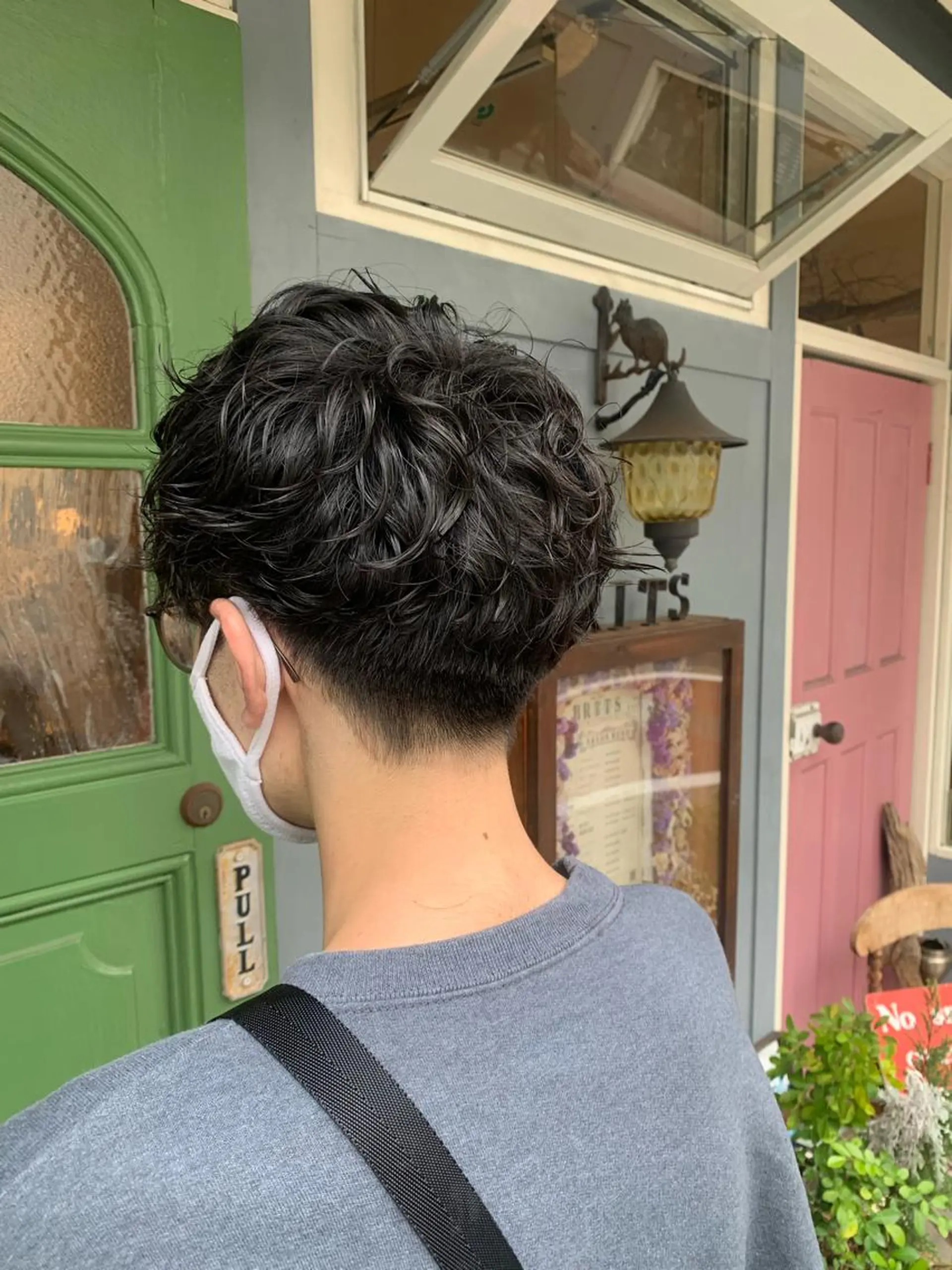 ショート パーマ カット パーマ 清水千優/パーマ/ メンズパーマのヘアスタイル