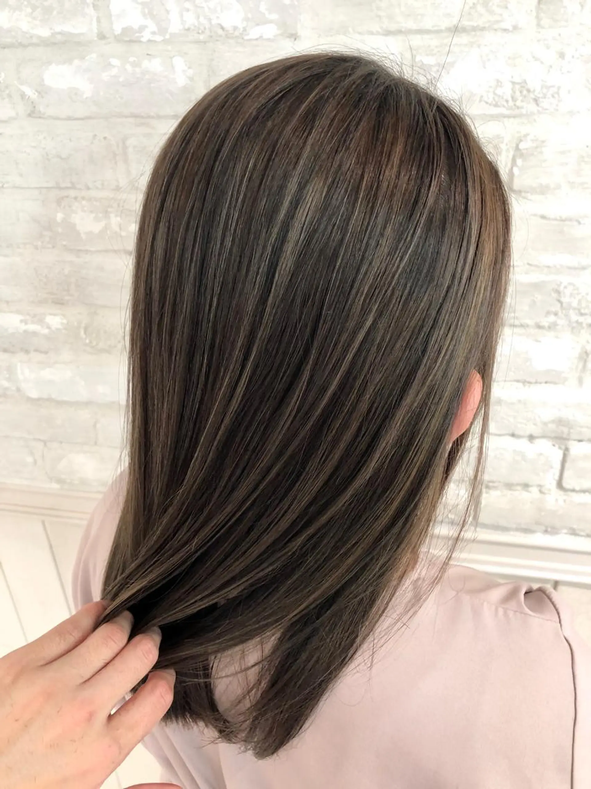 セミロング 白井 秀太郎のヘアスタイル