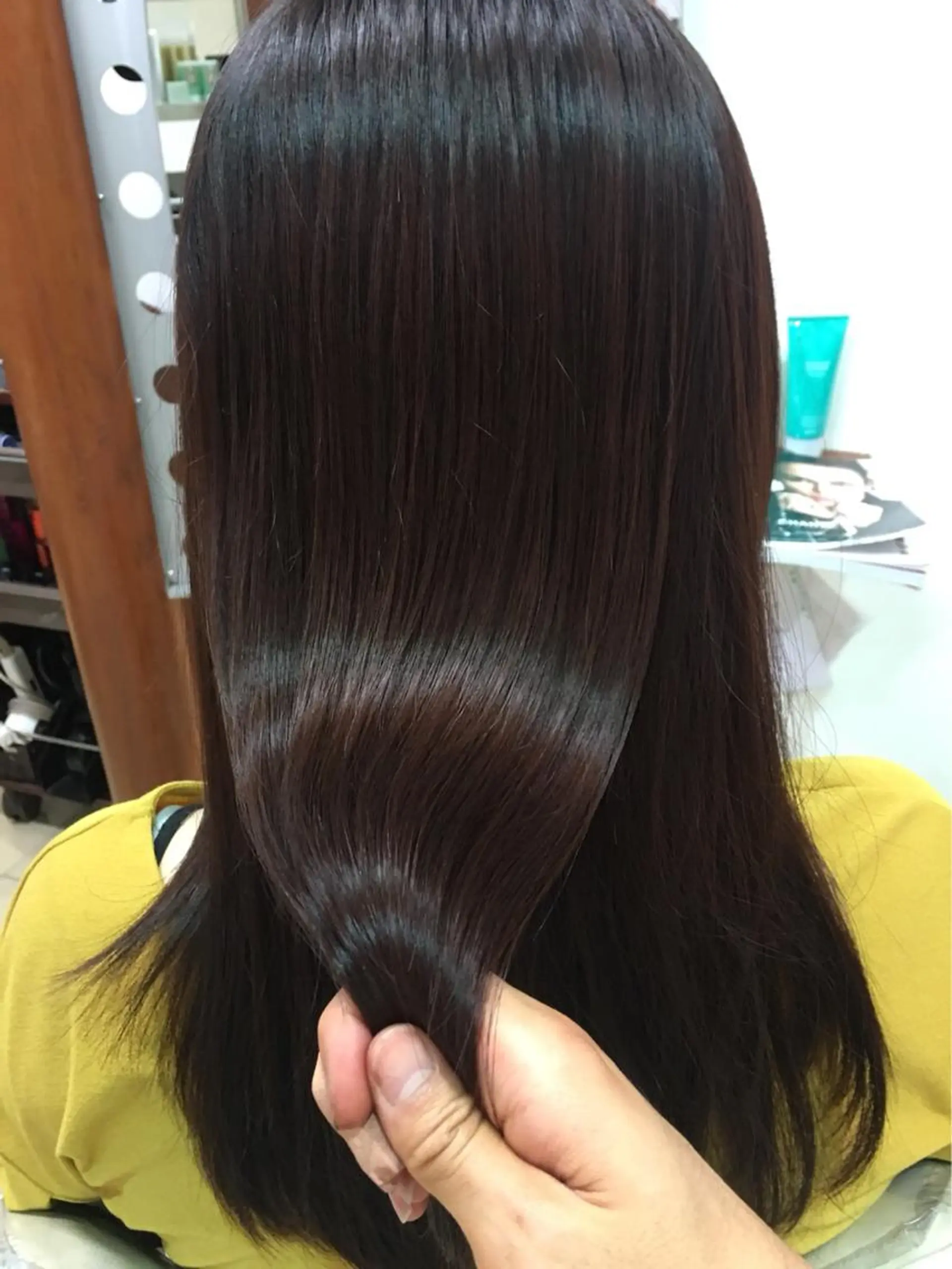 ロング カット トリートメント コテ巻き風パーマ/ 髪質改善/河島恭平のヘアスタイル