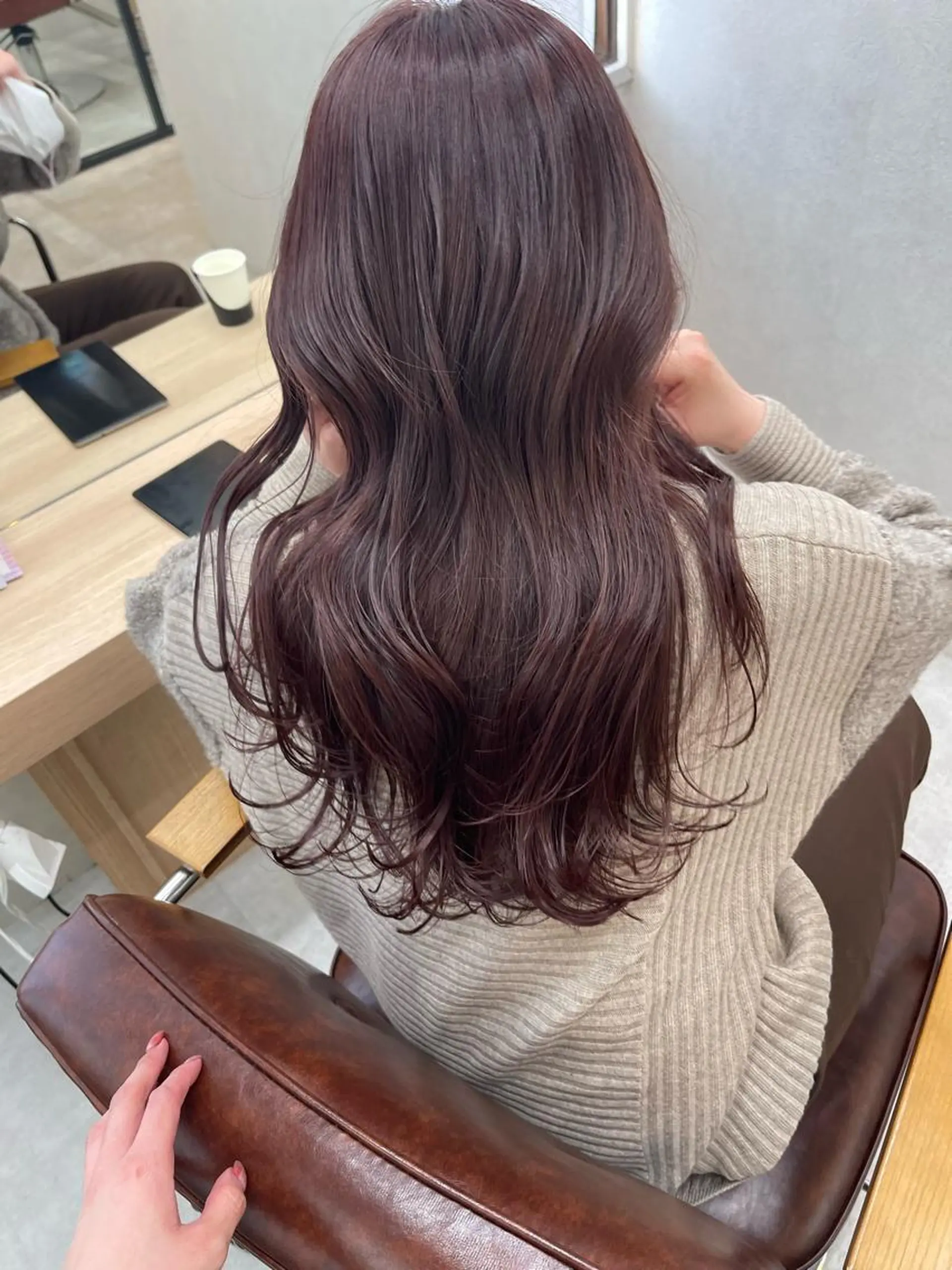 ロング カラー カット ヘアカラー トリートメント tocca河原町〰️ 藤川日向のヘアスタイル