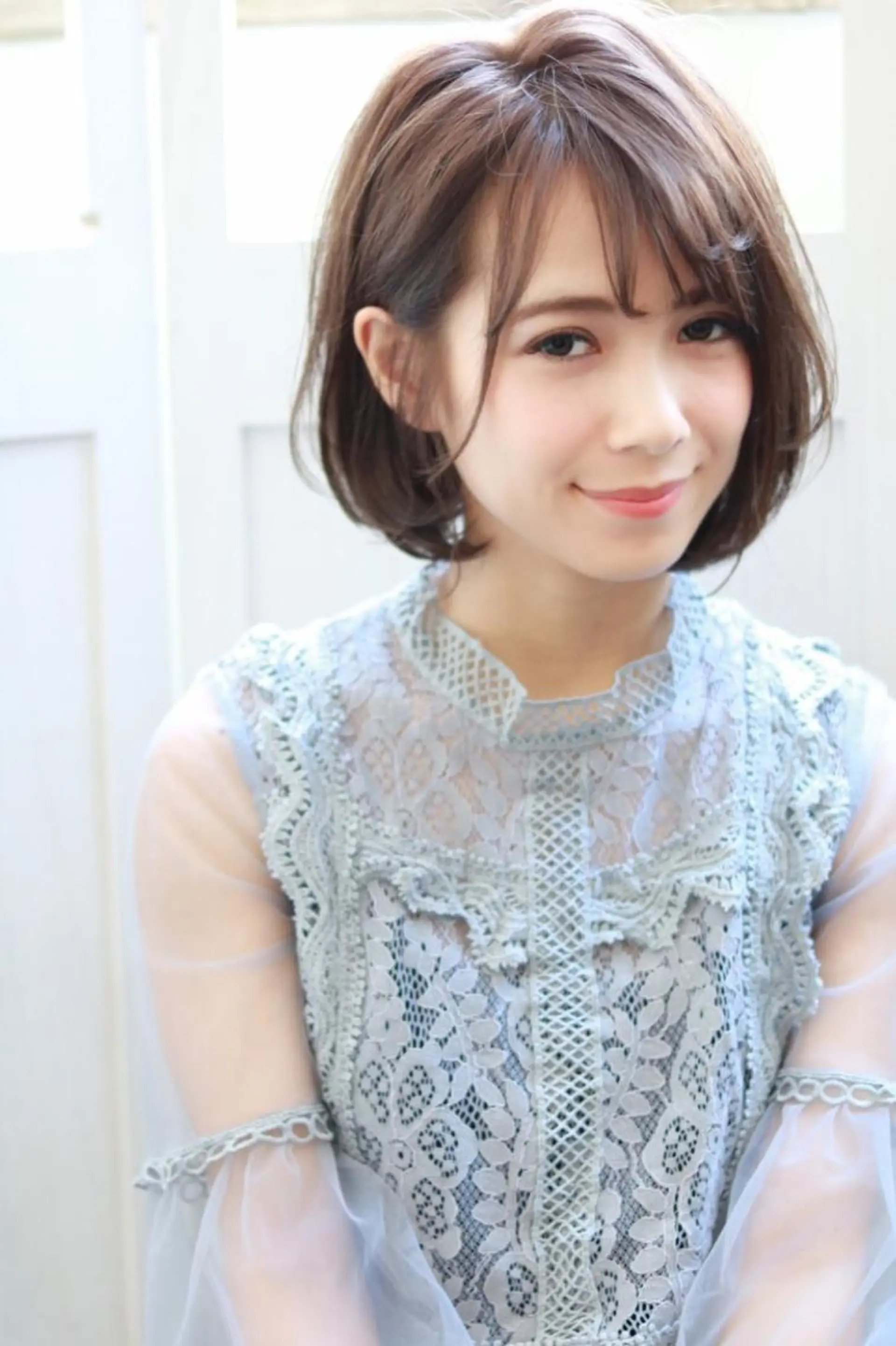 ショート カット ヘアカラー トリートメント ほさか しんごのヘアスタイル