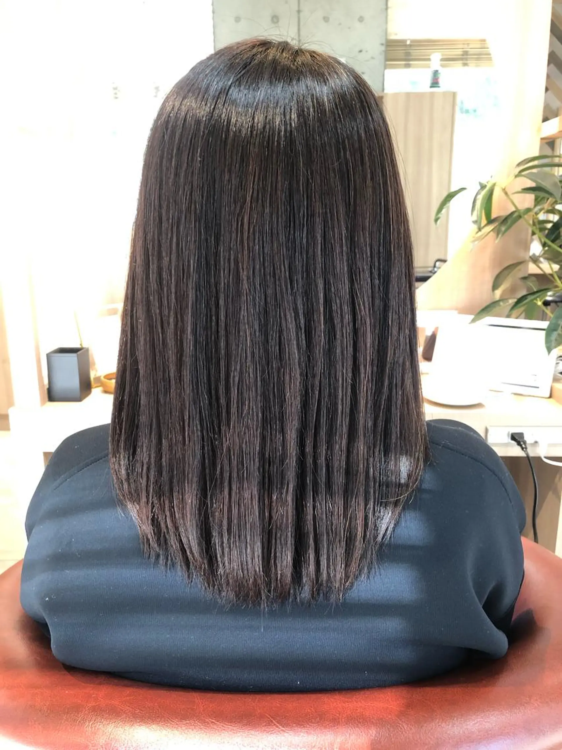 セミロング カット 縮毛矯正 トリートメント 美髪✨髪質改善特化 🦩対馬🦩のヘアスタイル