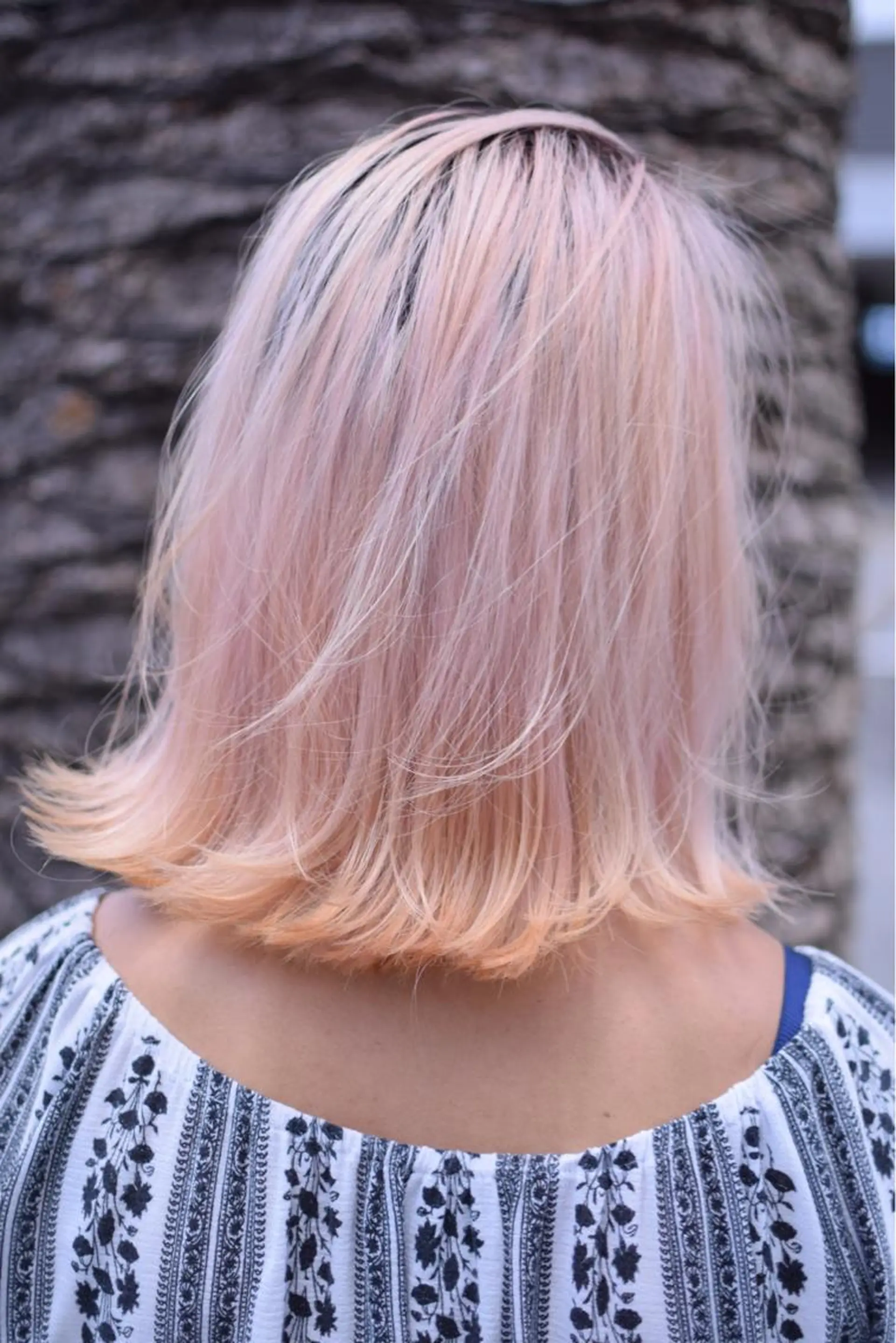 ショート カラー バレイヤージュ ブリーチ ボブ レイヤーカット 小顔ショートヘア♪ TAKUMIのヘアスタイル