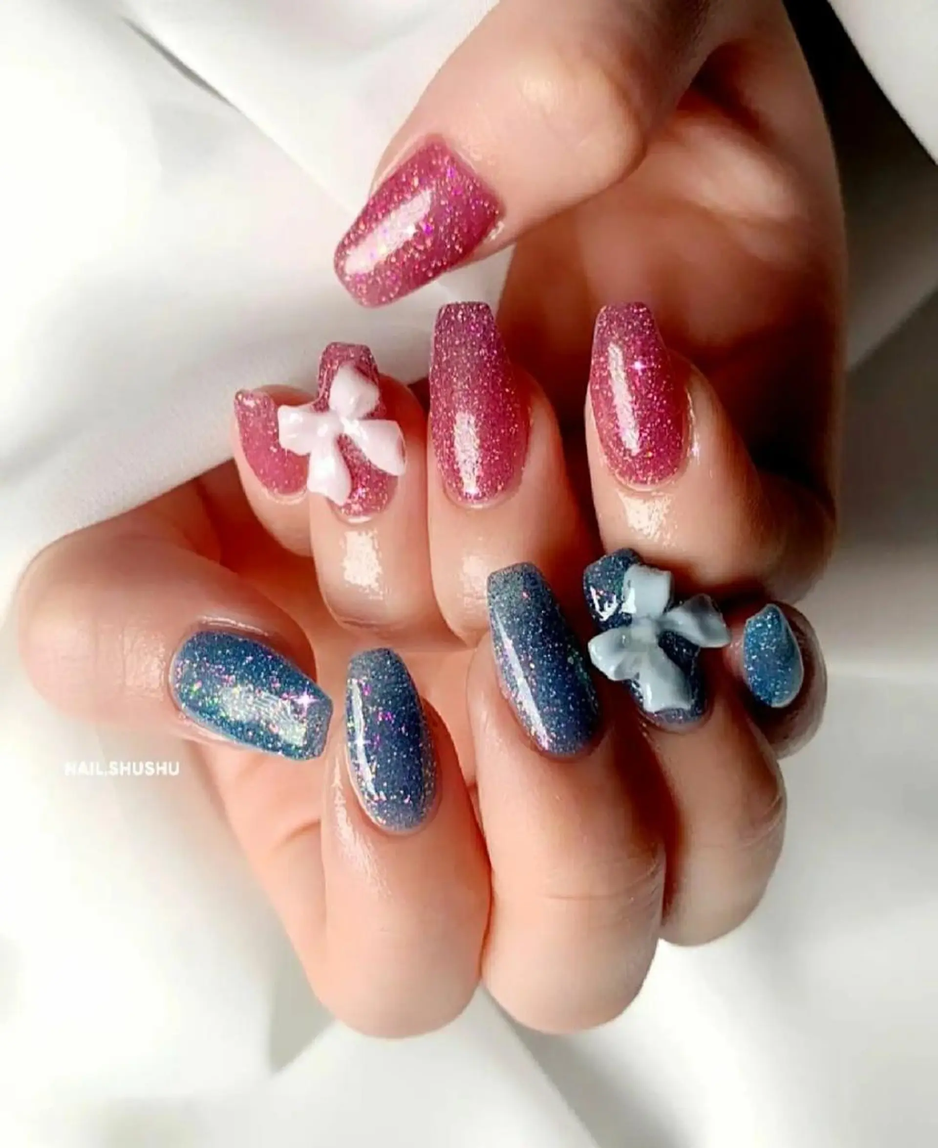 ネイル 持ち込み ニュアンスネイル オフィスネイル ワンカラーネイル シンプルネイル ハンドネイル 3dパーツ/流行り 👧shushu❤️のネイルデザイン