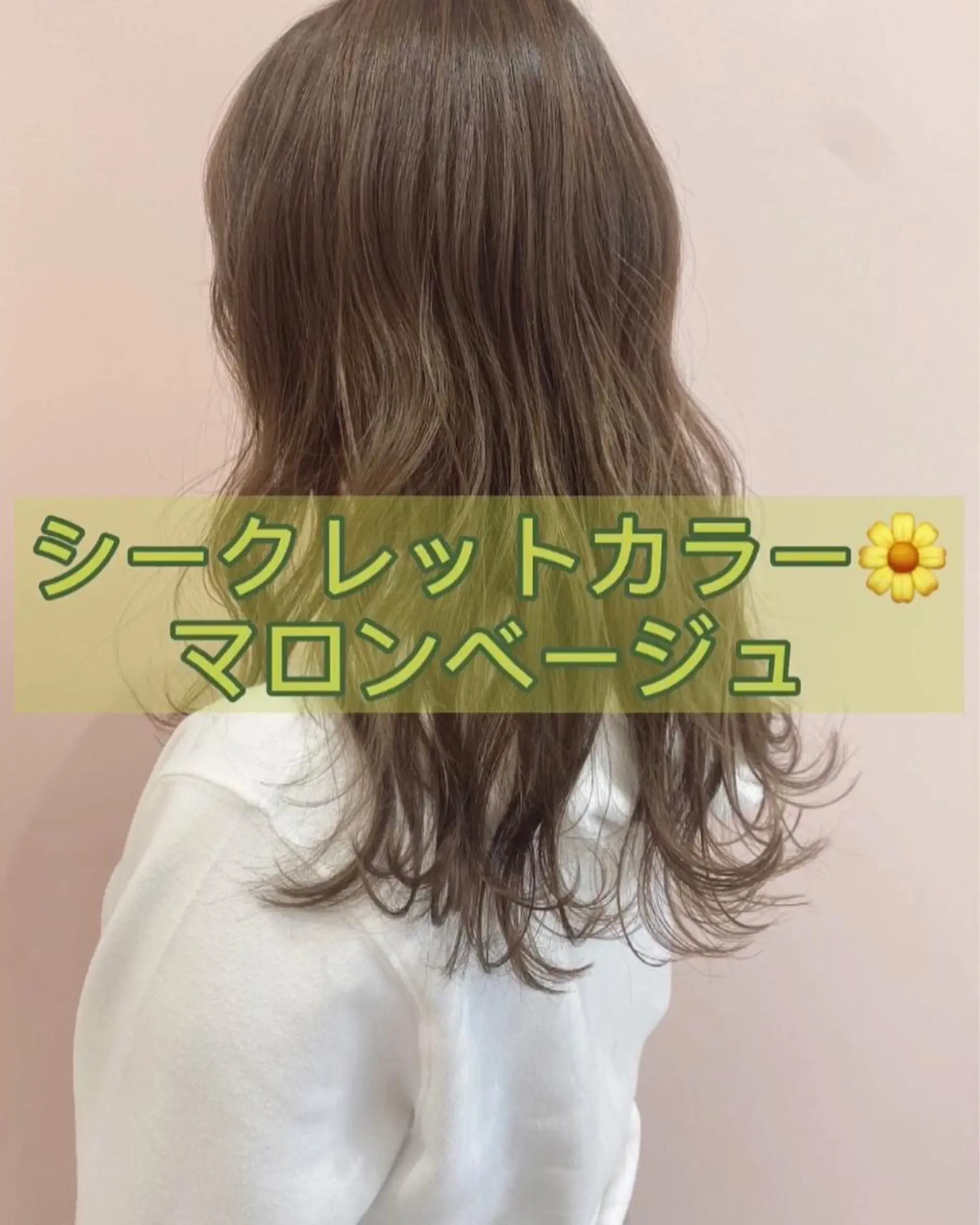 セミロング 西本 夏美のヘアスタイル