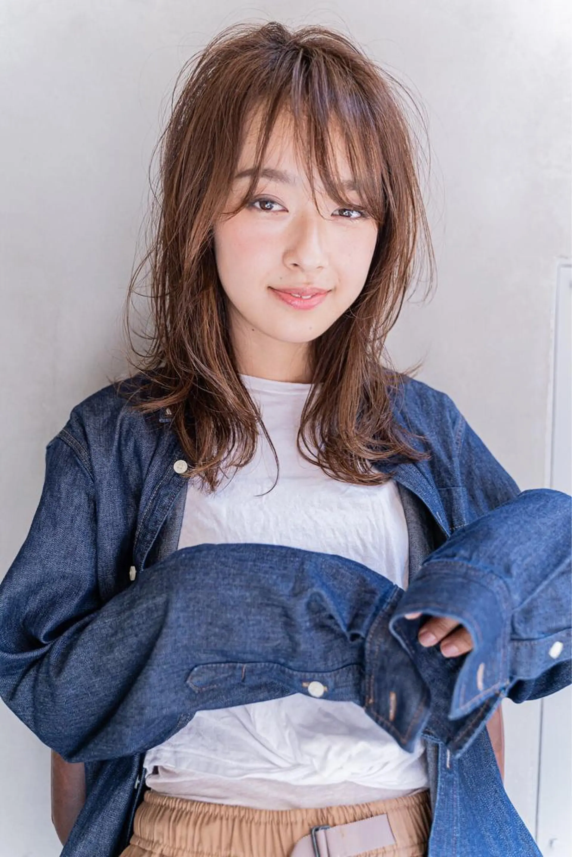 セミロング レイヤーカット🫧 /髪質改善✨TOWAのヘアスタイル