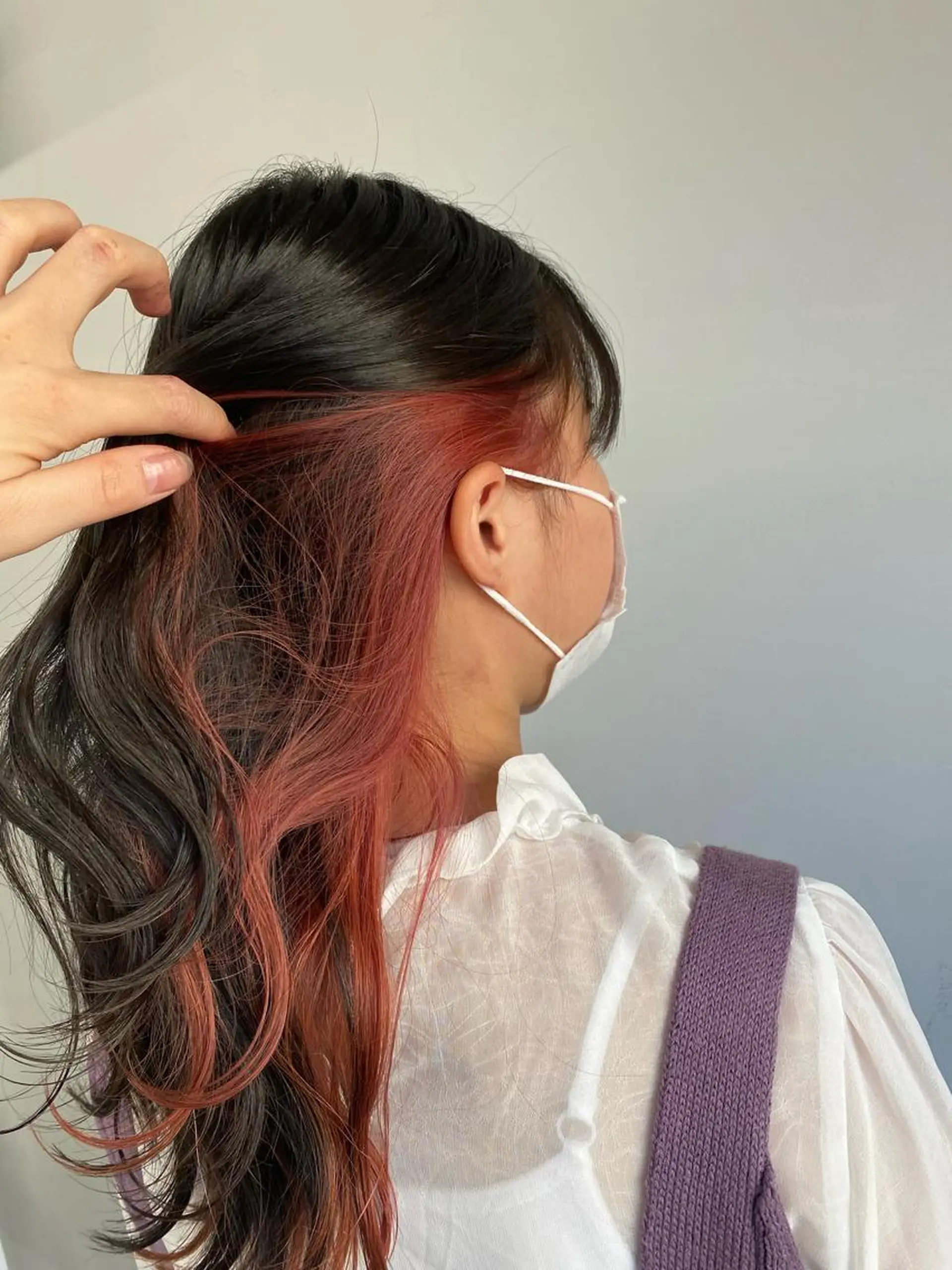 ロング カラー ヘアアレンジ TRU Shino🦋のマツエク・マツパデザイン