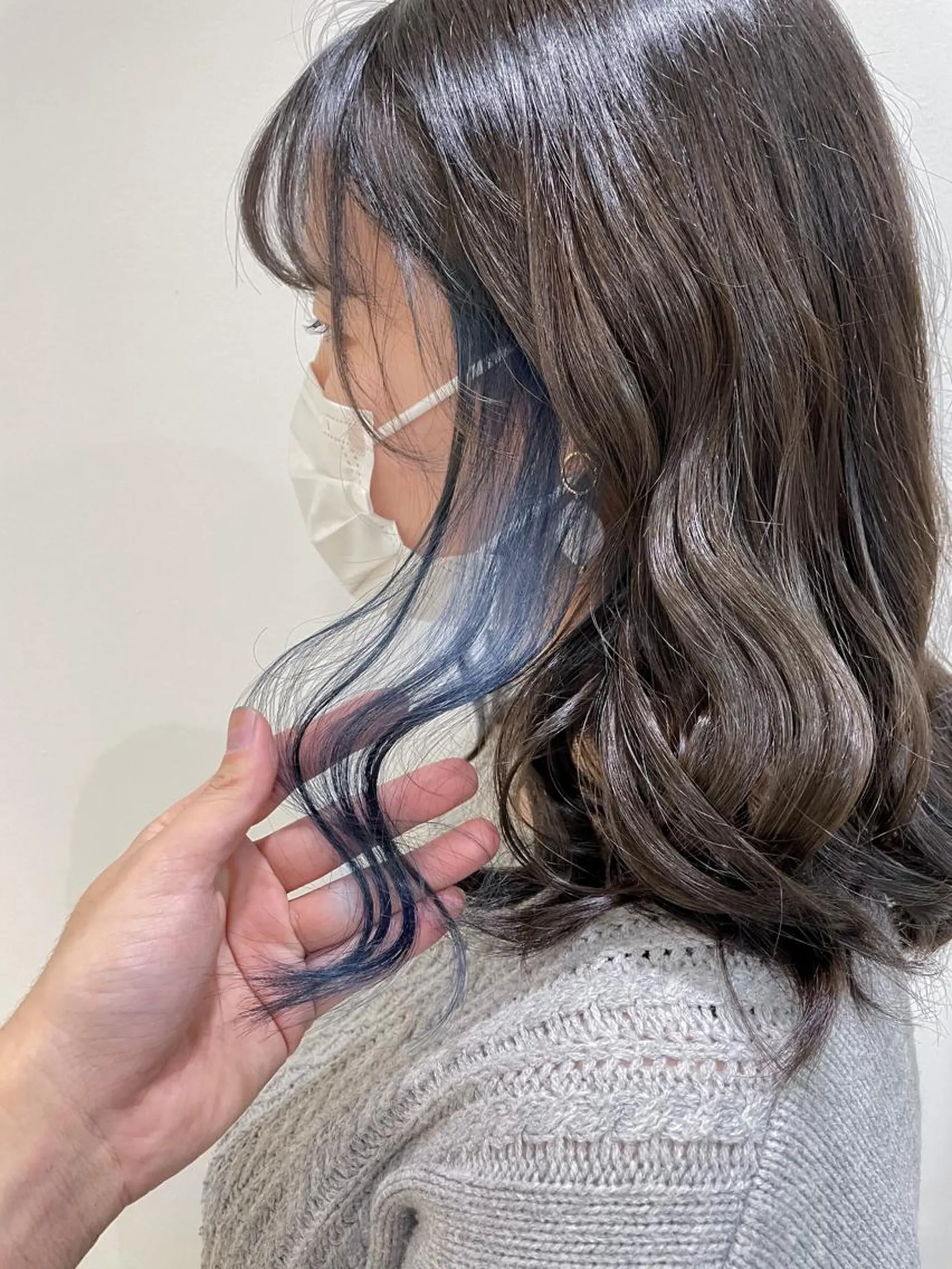 セミロング カラー 縮毛矯正/髪質改善 /韓国風　山川春輝のヘアスタイル