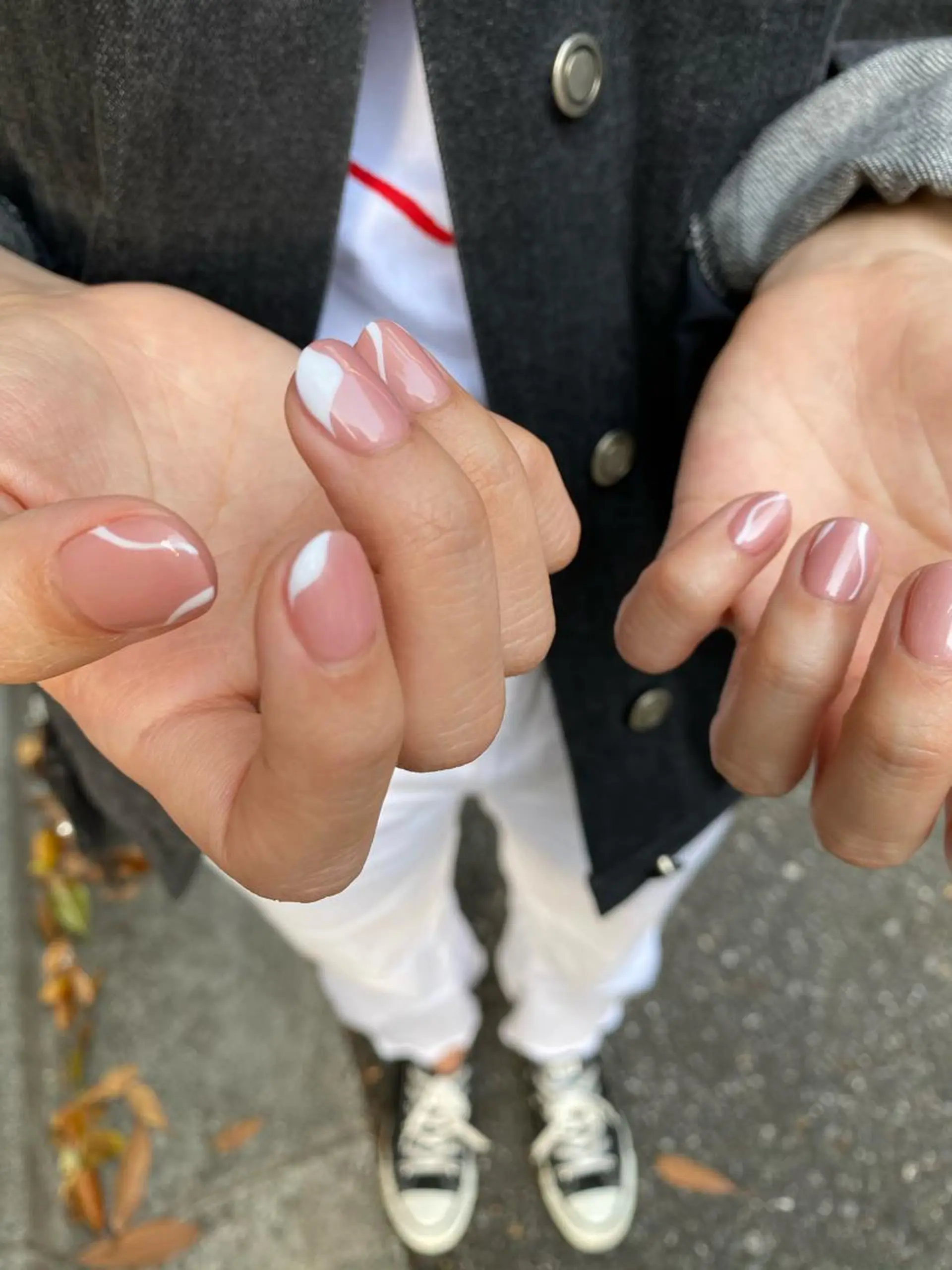 ネイル シンプルネイル 🌼大西洋子 laughl🌼のネイルデザイン