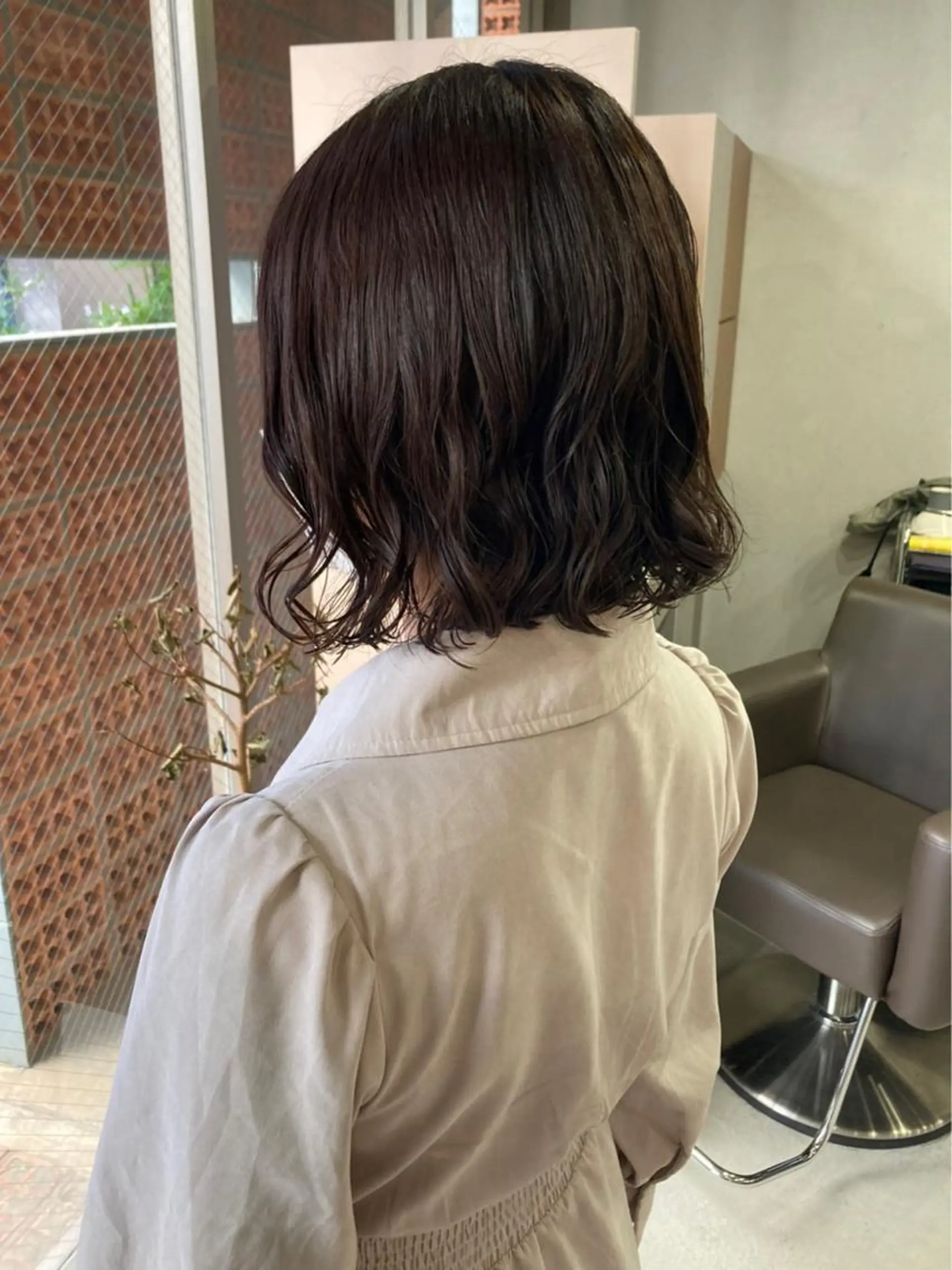 ミディアム カラー パーマ 吉田一輝 外国人パーマのヘアスタイル