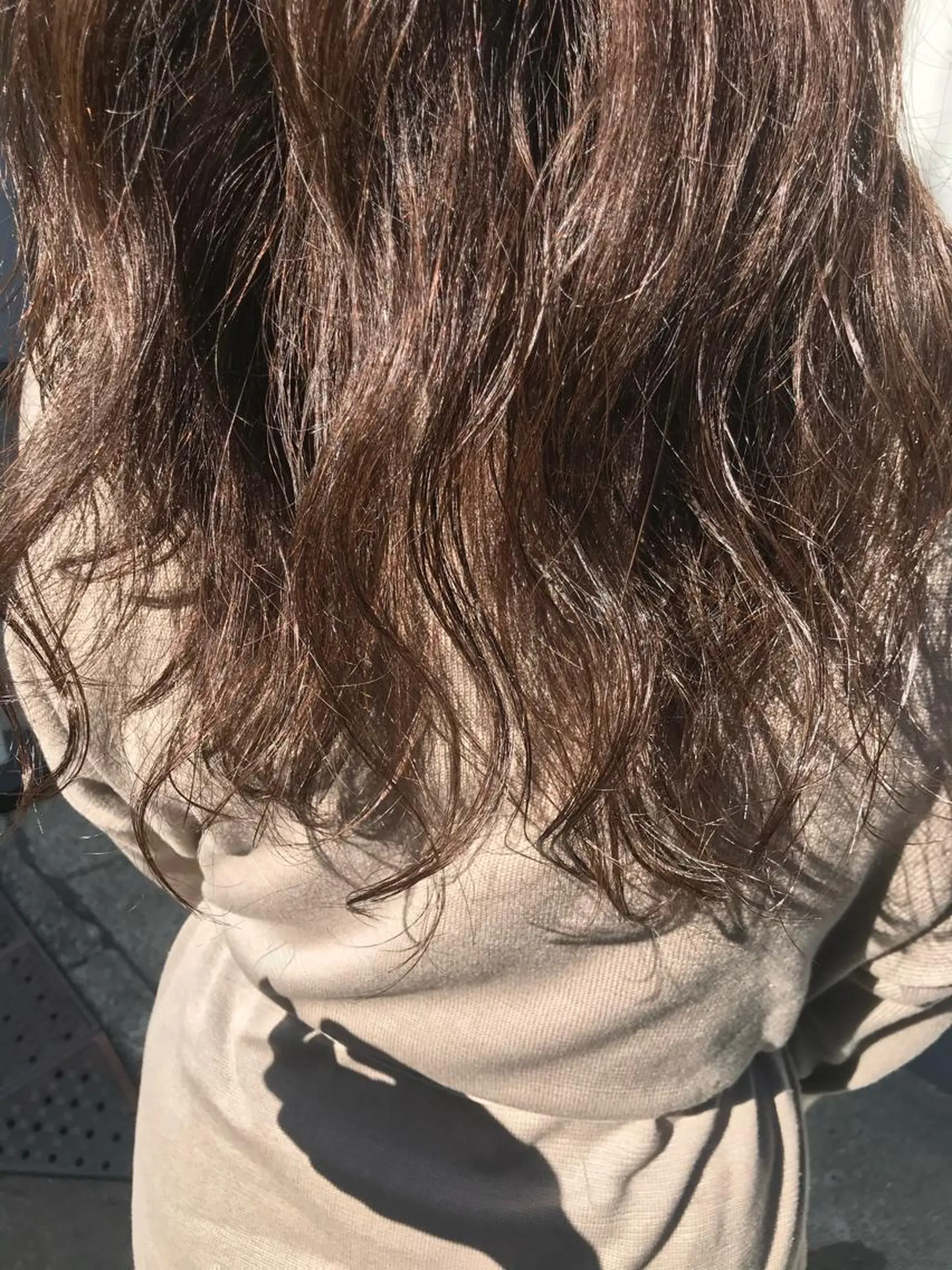 セミロング カラー ヘアアレンジ お任せヘア☘️☘️ 及川渚のヘアスタイル