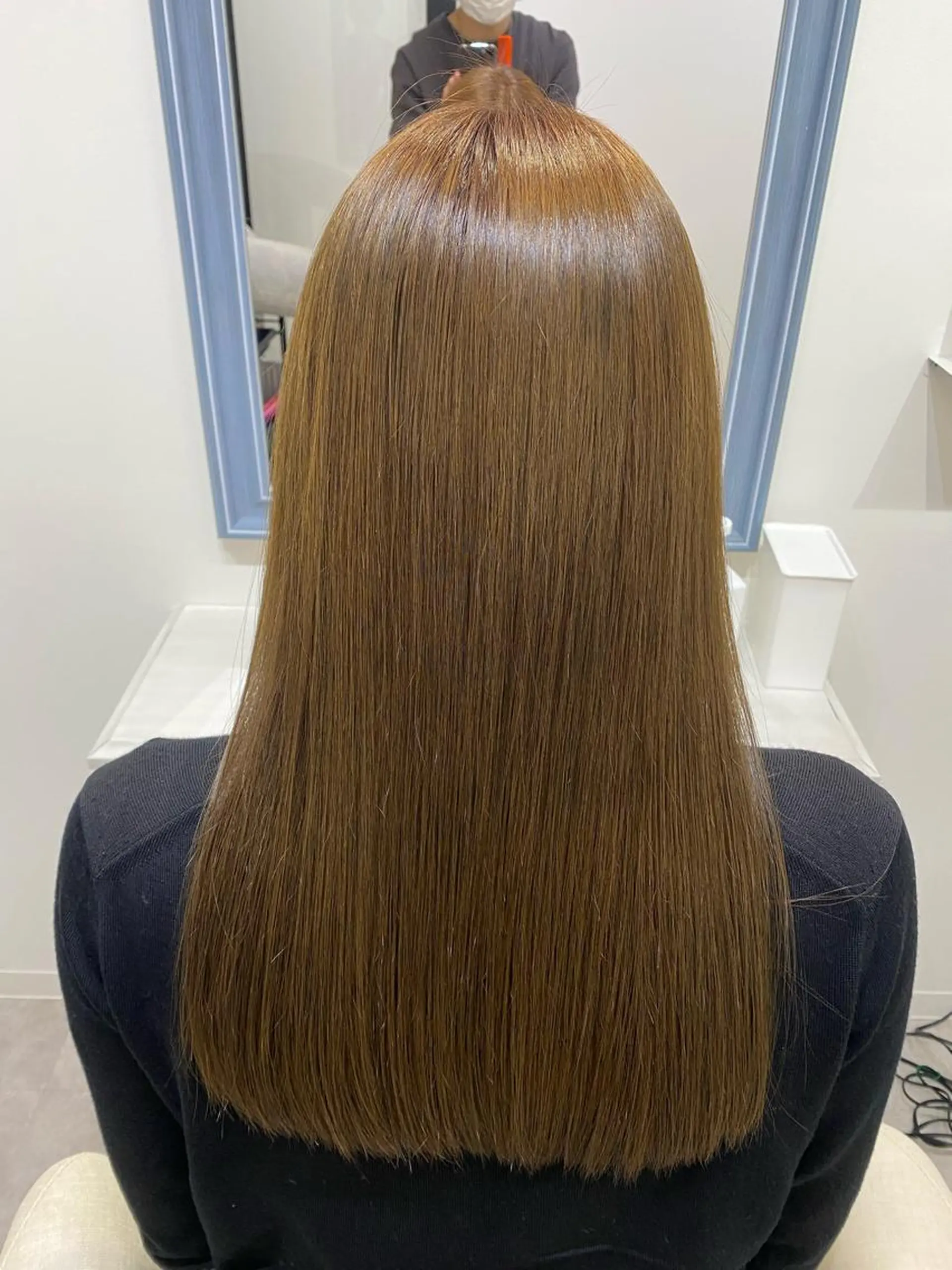 セミロング カット 縮毛矯正 トリートメント 【乾かすだけで革命】 早矢仕正志のヘアスタイル