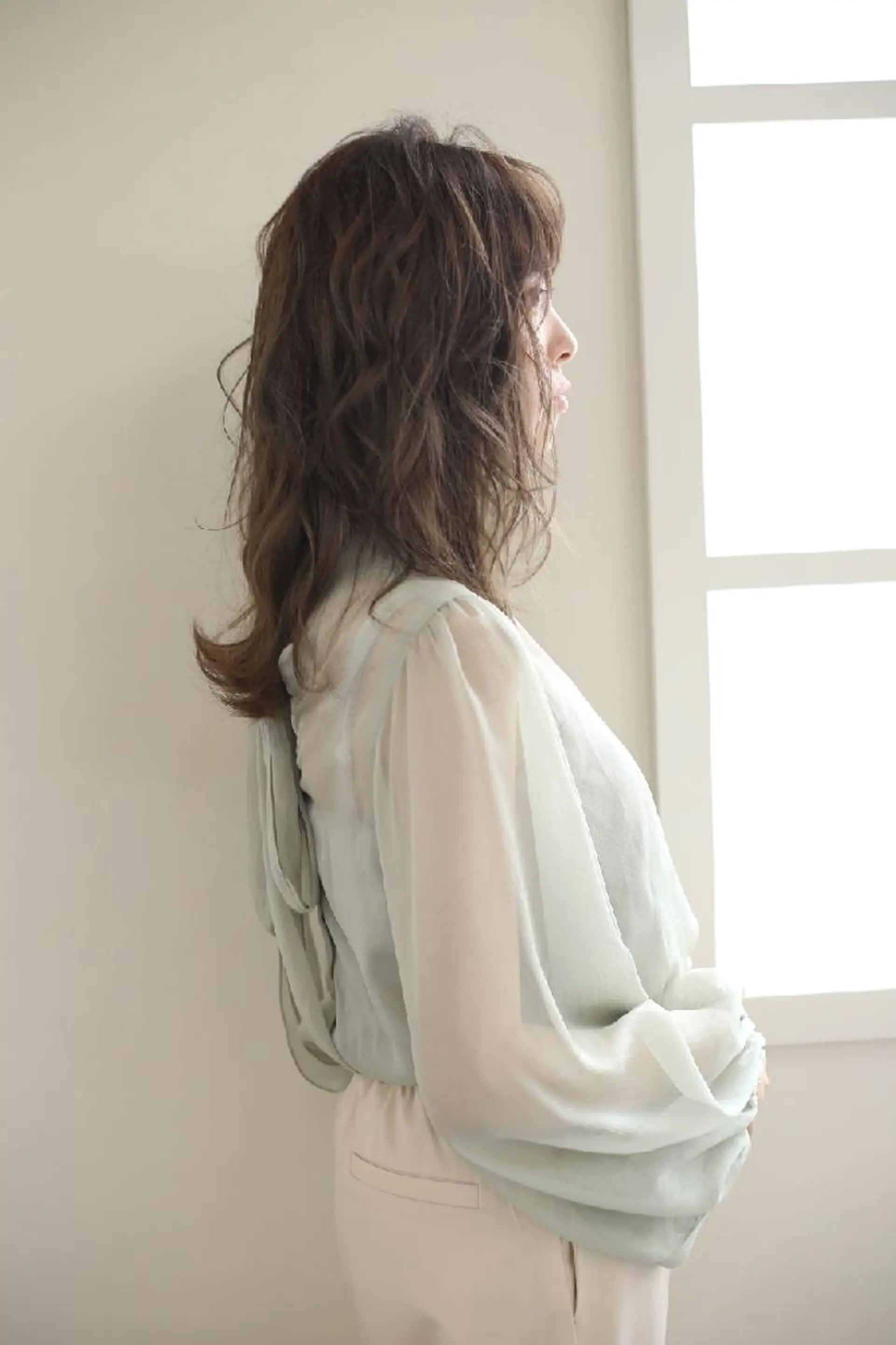 セミロング hair make powder 薮本のヘアスタイル