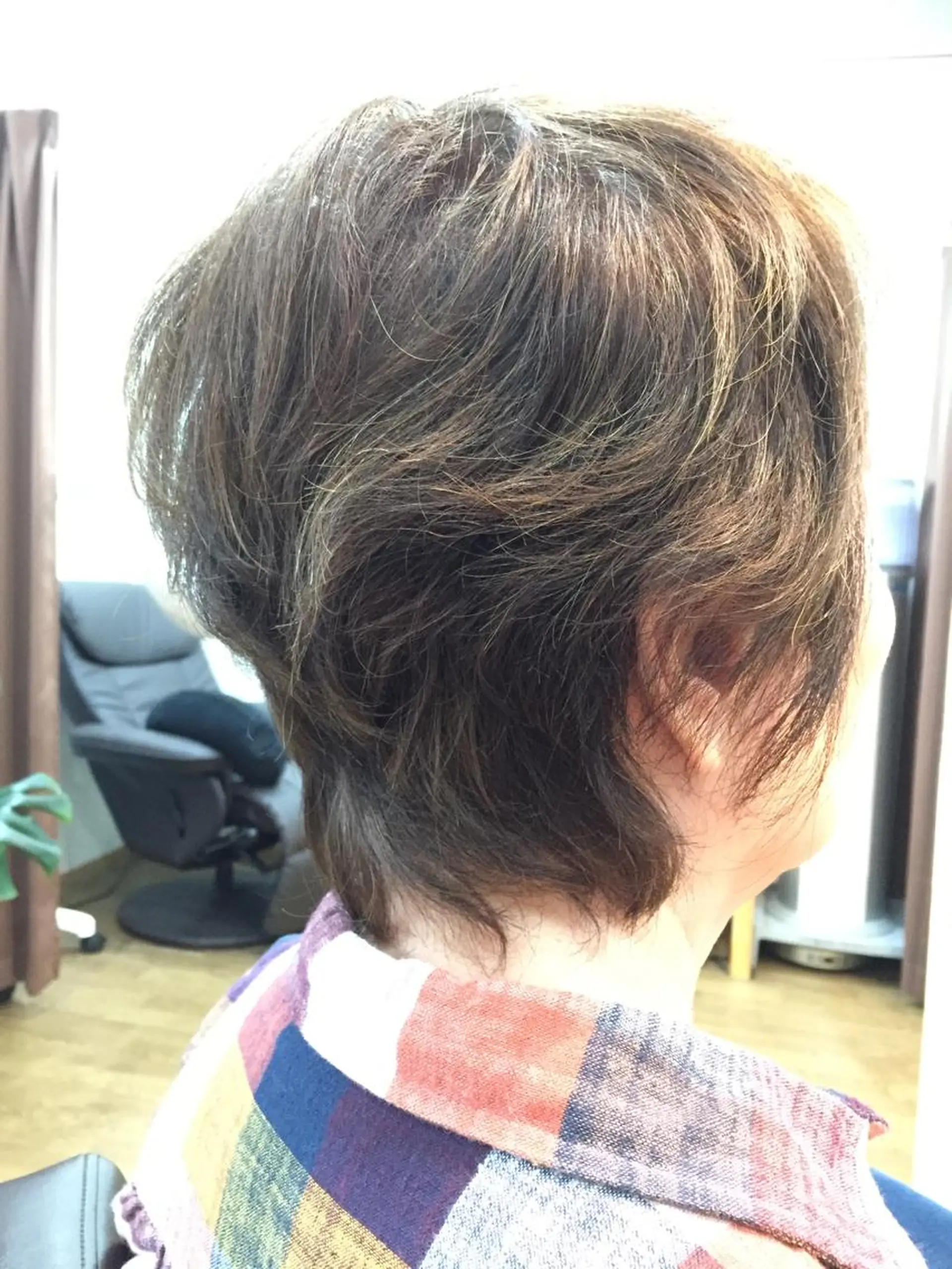 ショート アッシュ ハイライト ショートヘア 福田 竜士のヘアスタイル