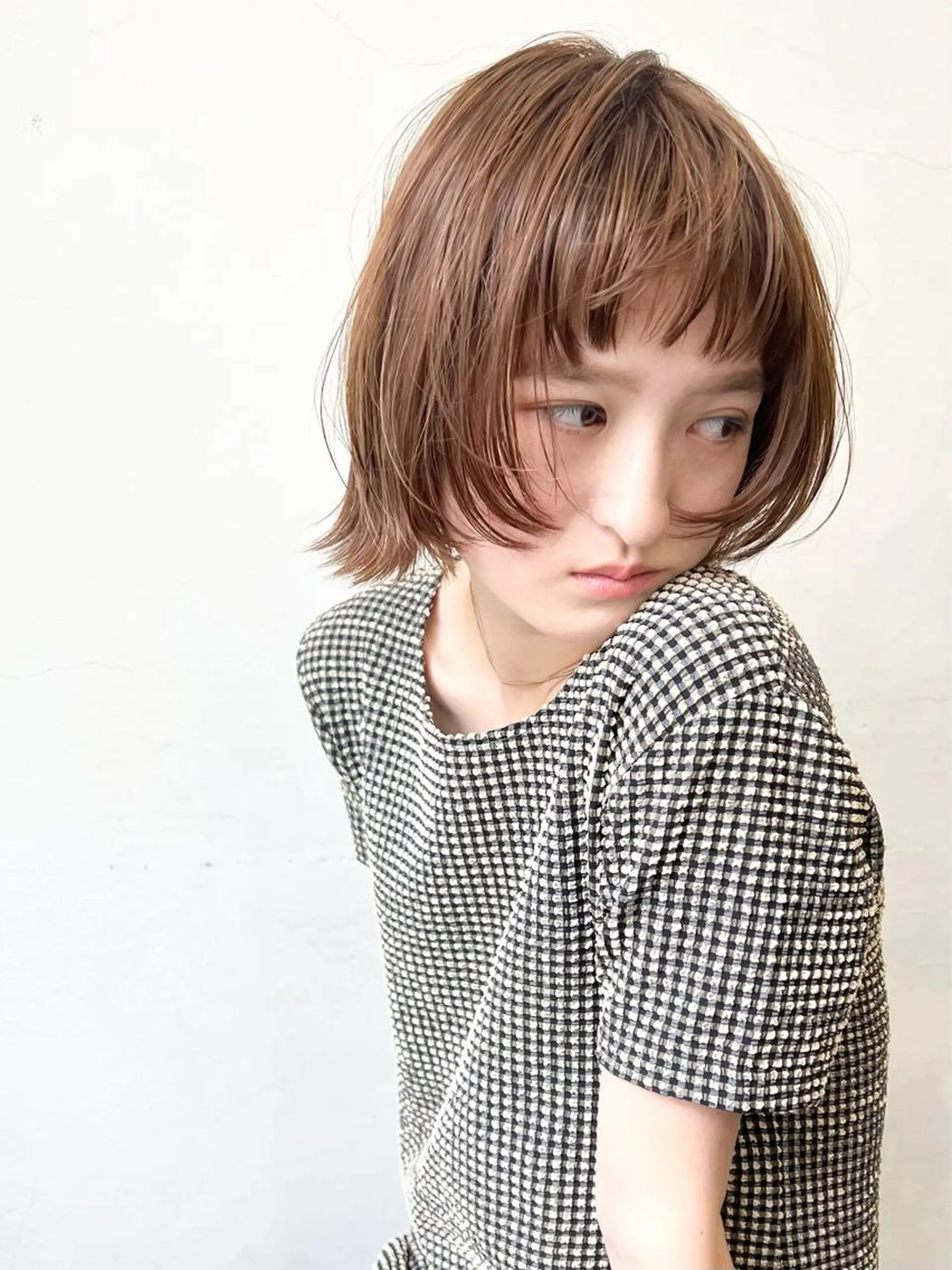 ミディアム カラー ヘアアレンジ ベージュカラー ブラウンカラー ブラウンベージュ ハイライトカラー ハイトーンカラー HARU//原宿🤍 リピート率NO.1のヘアスタイル