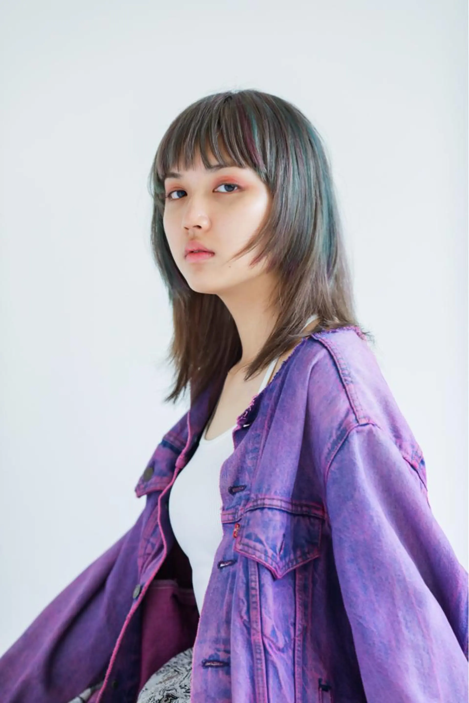ミディアム カラー DADACUBIC 齋藤　樹のヘアスタイル