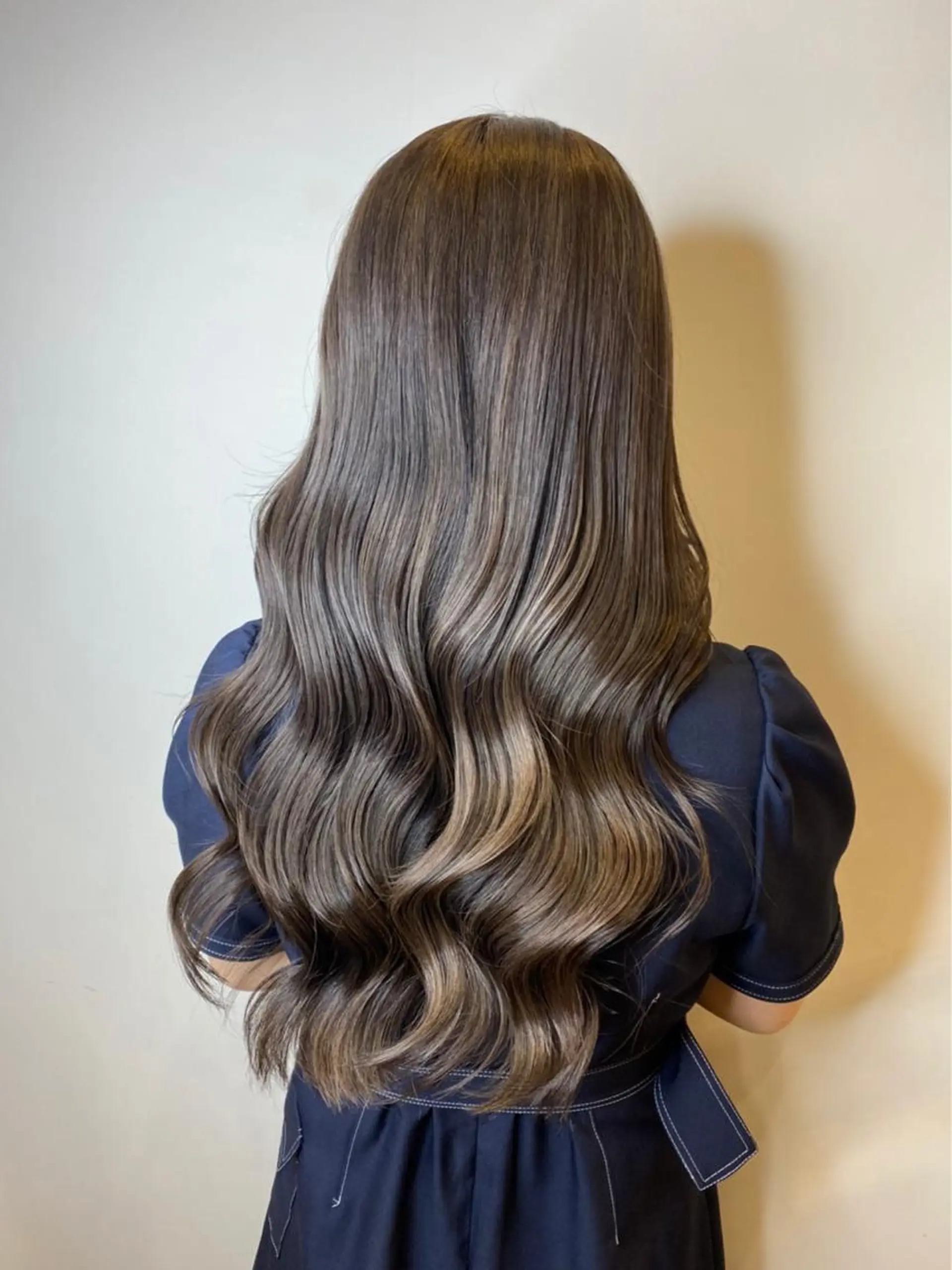 ロング カラー カット エクステ シールエクステ⭐️ オオミタクヤのヘアスタイル