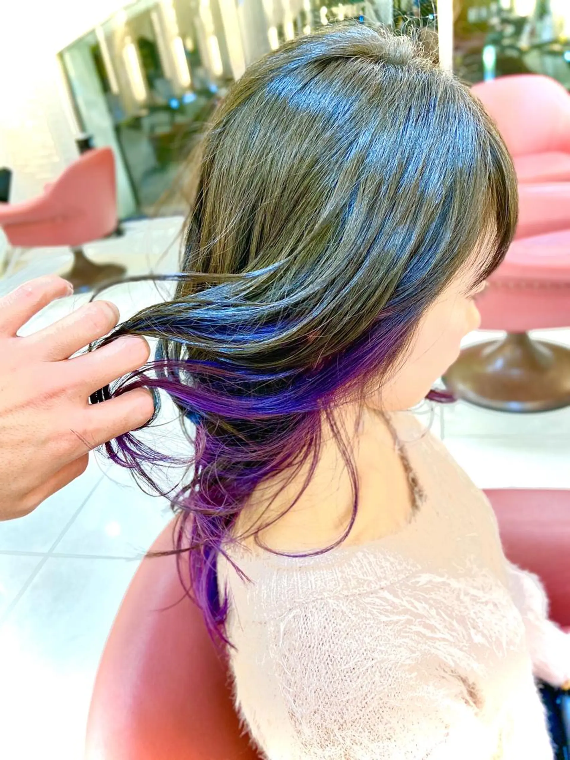 セミロング カラー 【髪質改善×カラー】 QUALIS沓掛貴浩のヘアスタイル