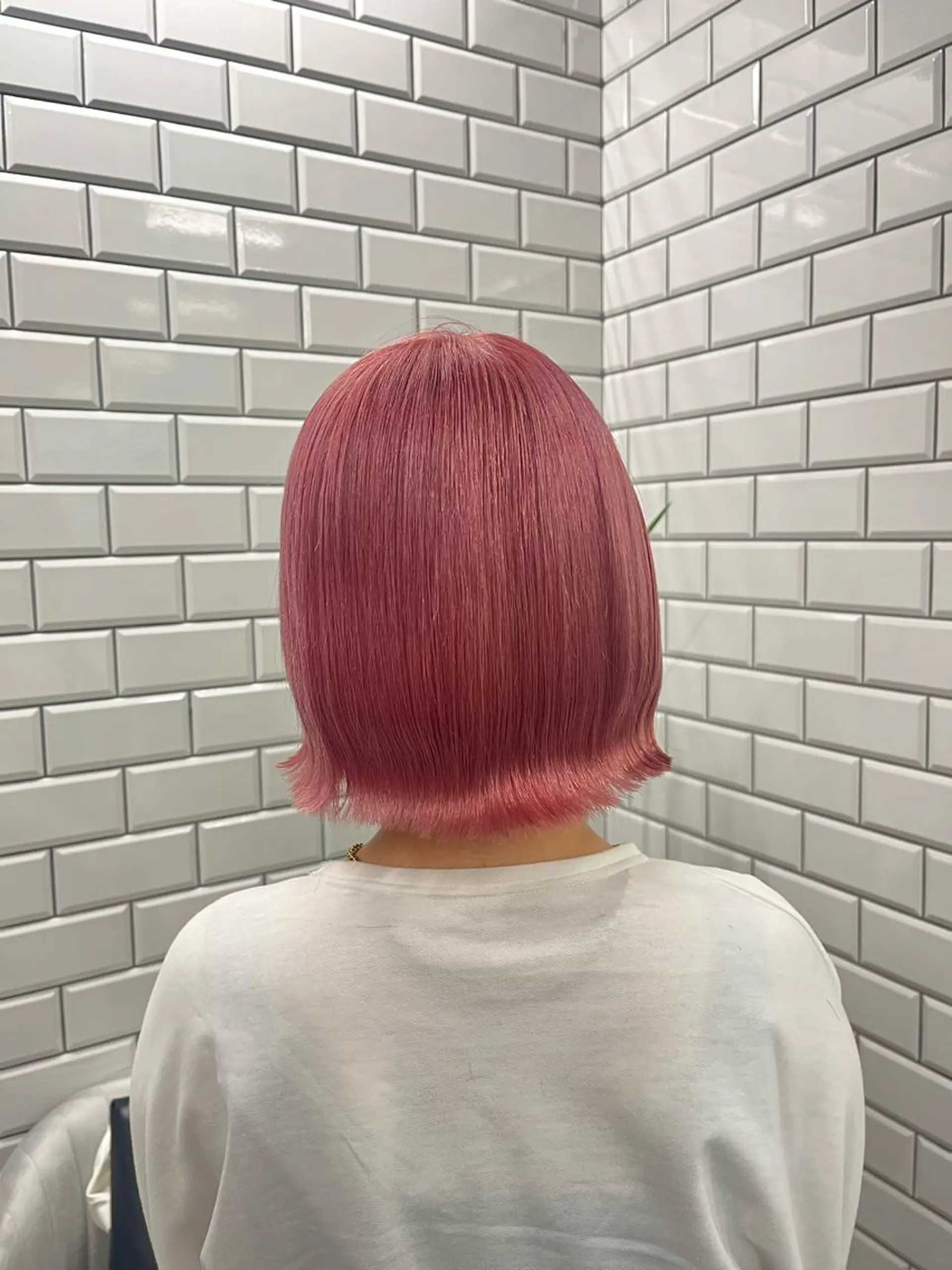 ショート カラー カット ヘアカラー トリートメント ヘアセット newi赤羽 HINATAのヘアスタイル