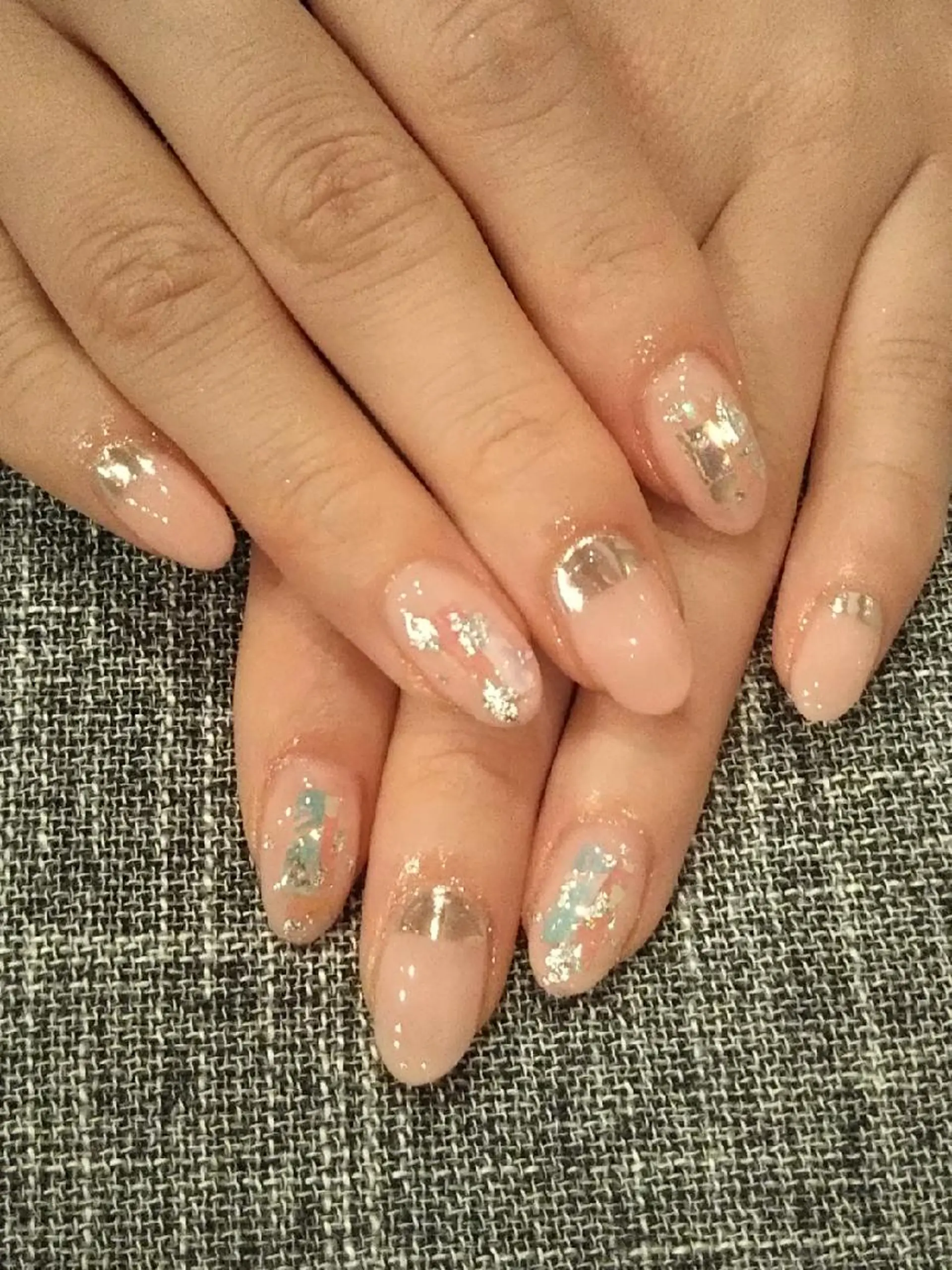 ネイル オーロラネイル ニュアンスネイル ハンドネイル private salon mieのネイルデザイン