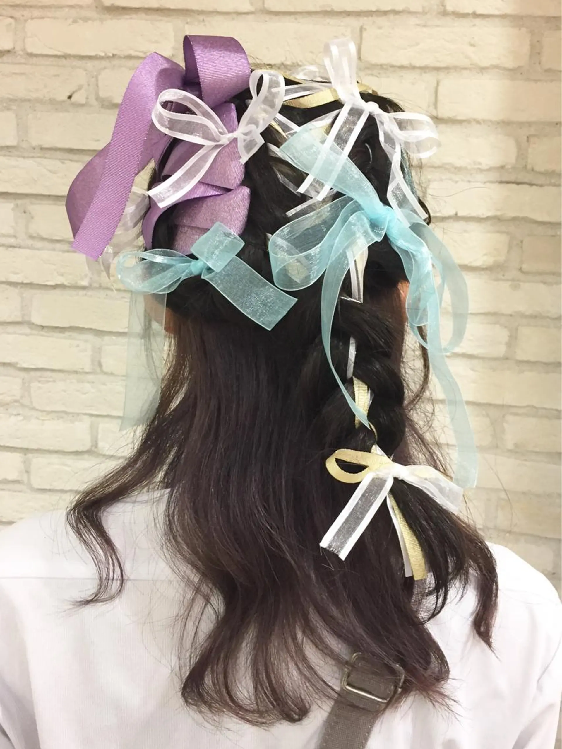 カラー ヘアアレンジ ラベンダーカラー HAUS 片山みほのヘアスタイル