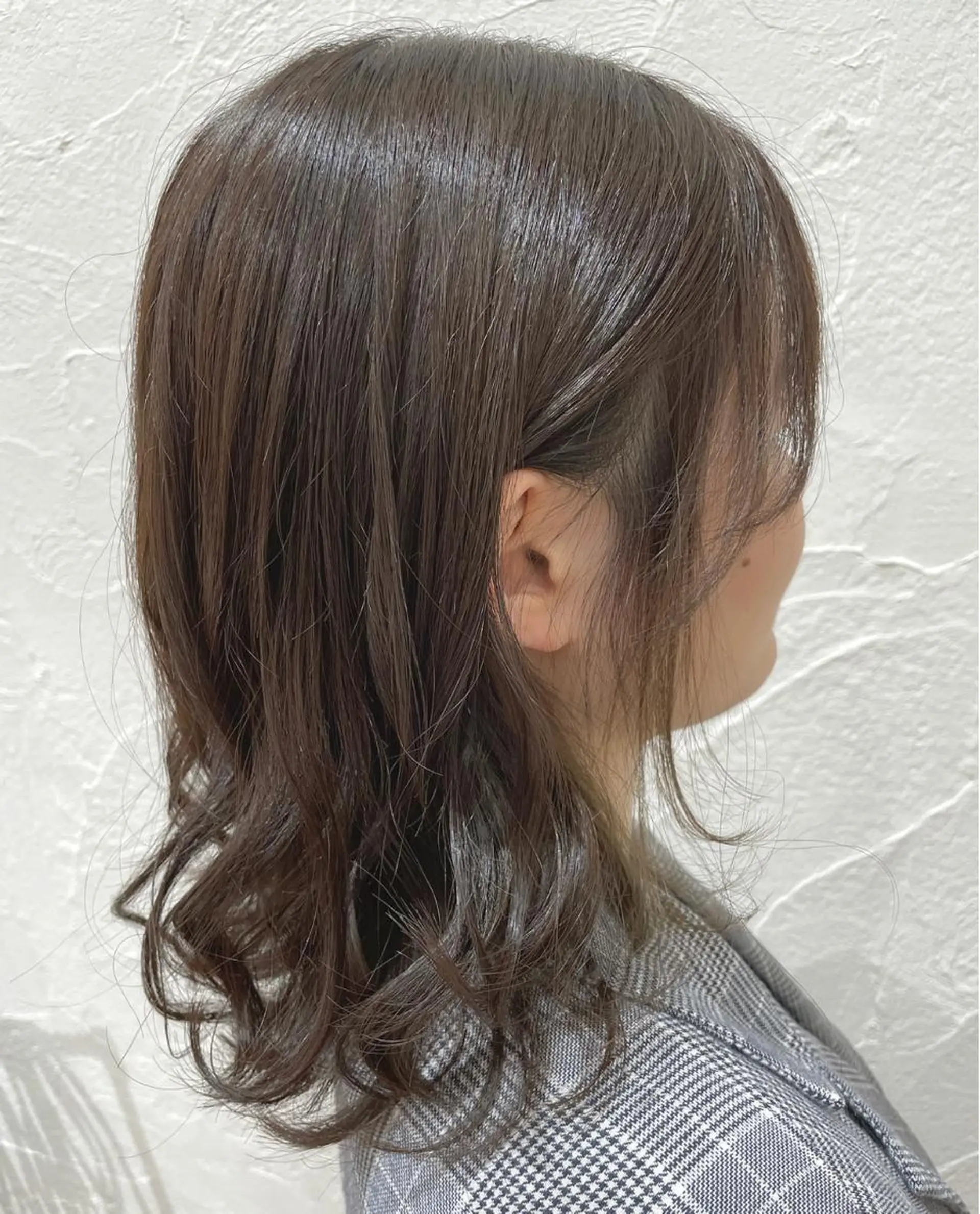ミディアム カラー FELICE of hair 田口千尋のヘアスタイル