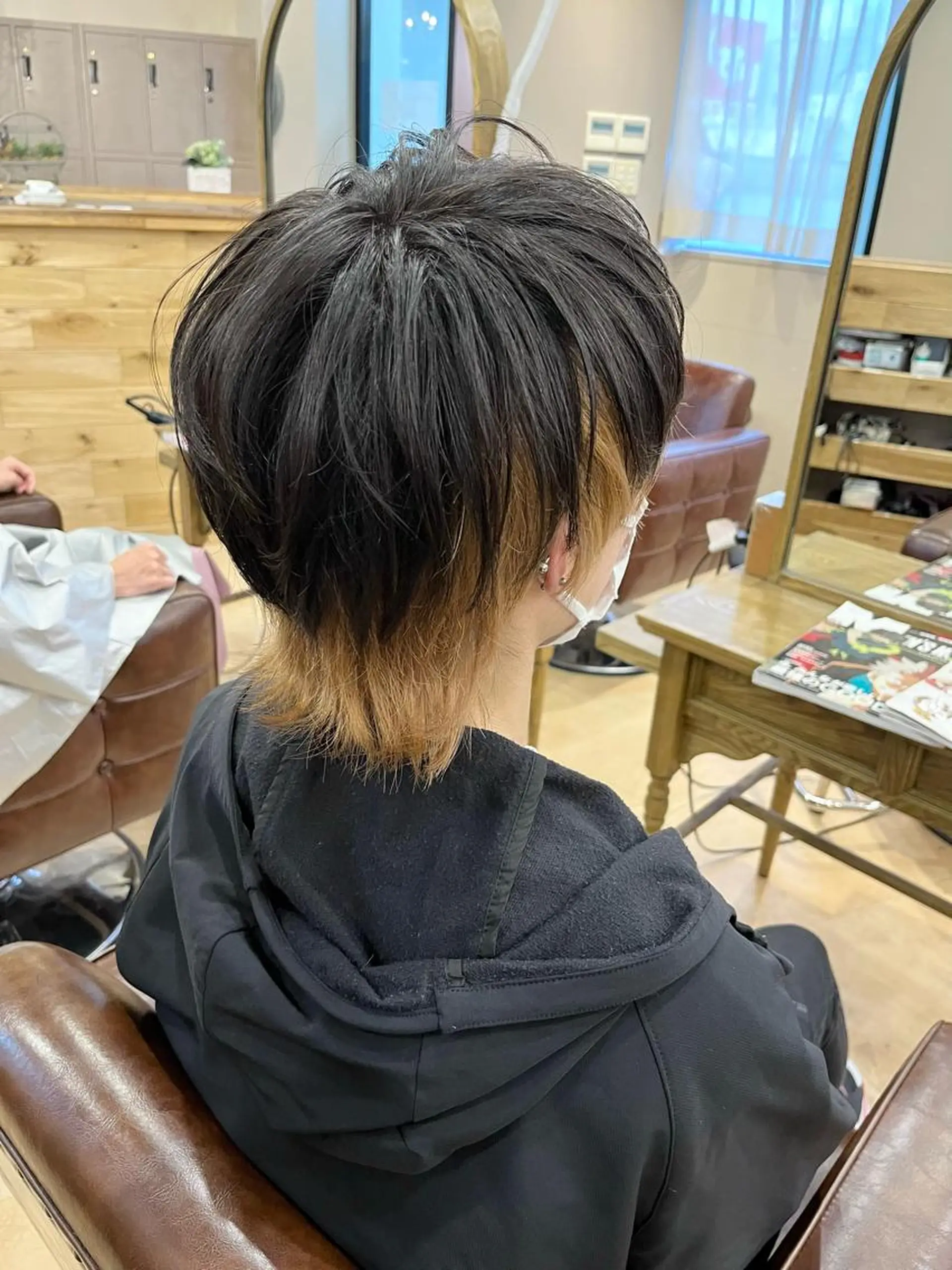 ショート カラー メンズ ヘアカラー トリートメント S.BLOOM 川崎 翔哉のヘアスタイル