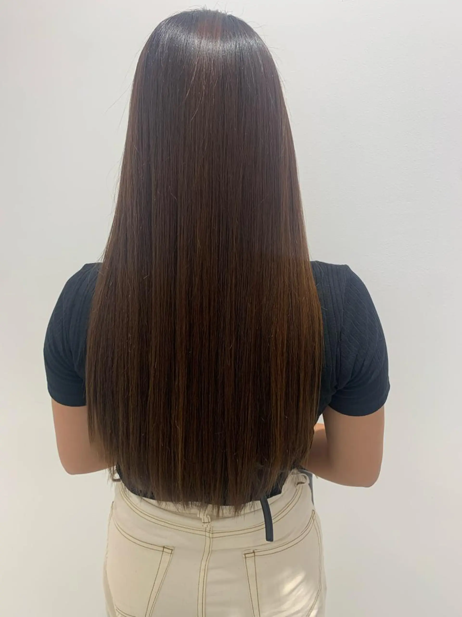 ロング カラー 髪質改善 縮毛矯正 酸性ストレート カット ヘアカラー 縮毛矯正 トリートメント ボブ/美髪矯正 /佐藤　奈巳のヘアスタイル