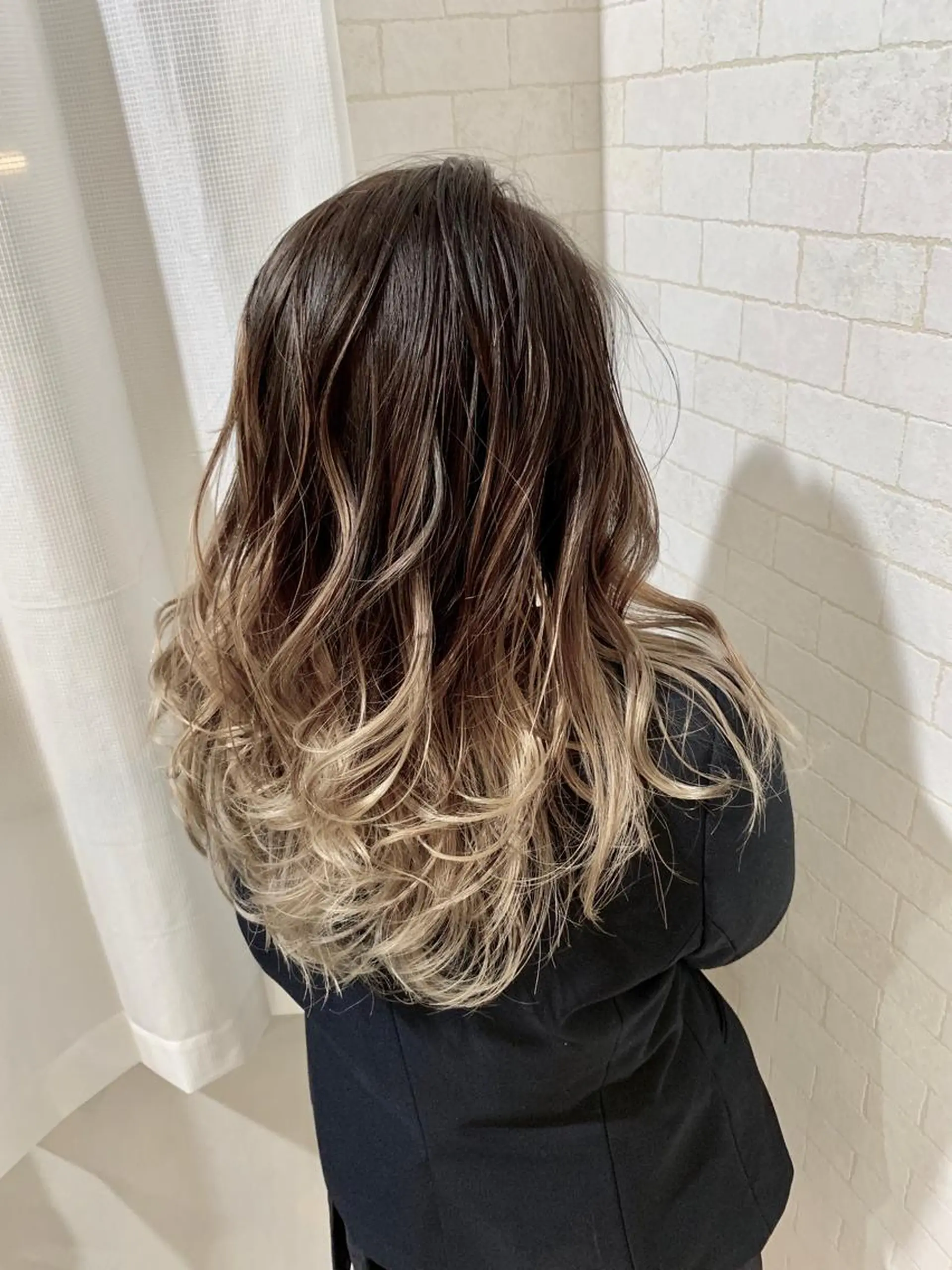 セミロング 神野 雅樹のヘアスタイル