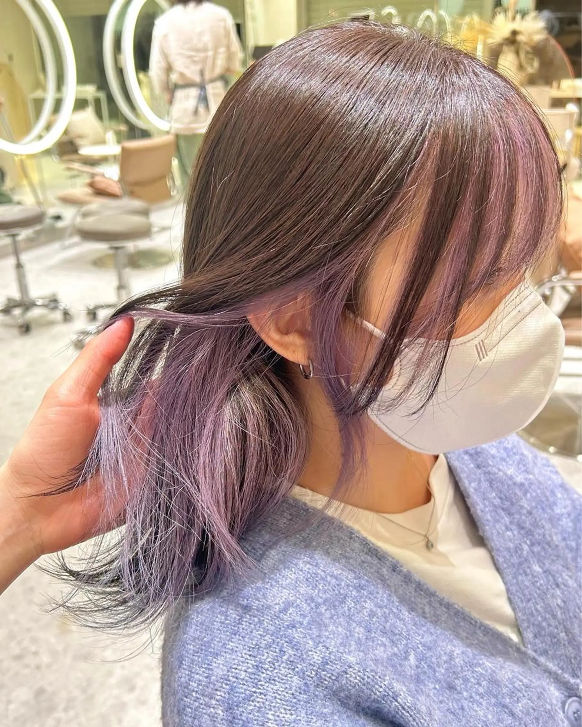 ミディアム カラー パーマ 🎀髪質改善🎀 恵比寿/sayuのヘアスタイル