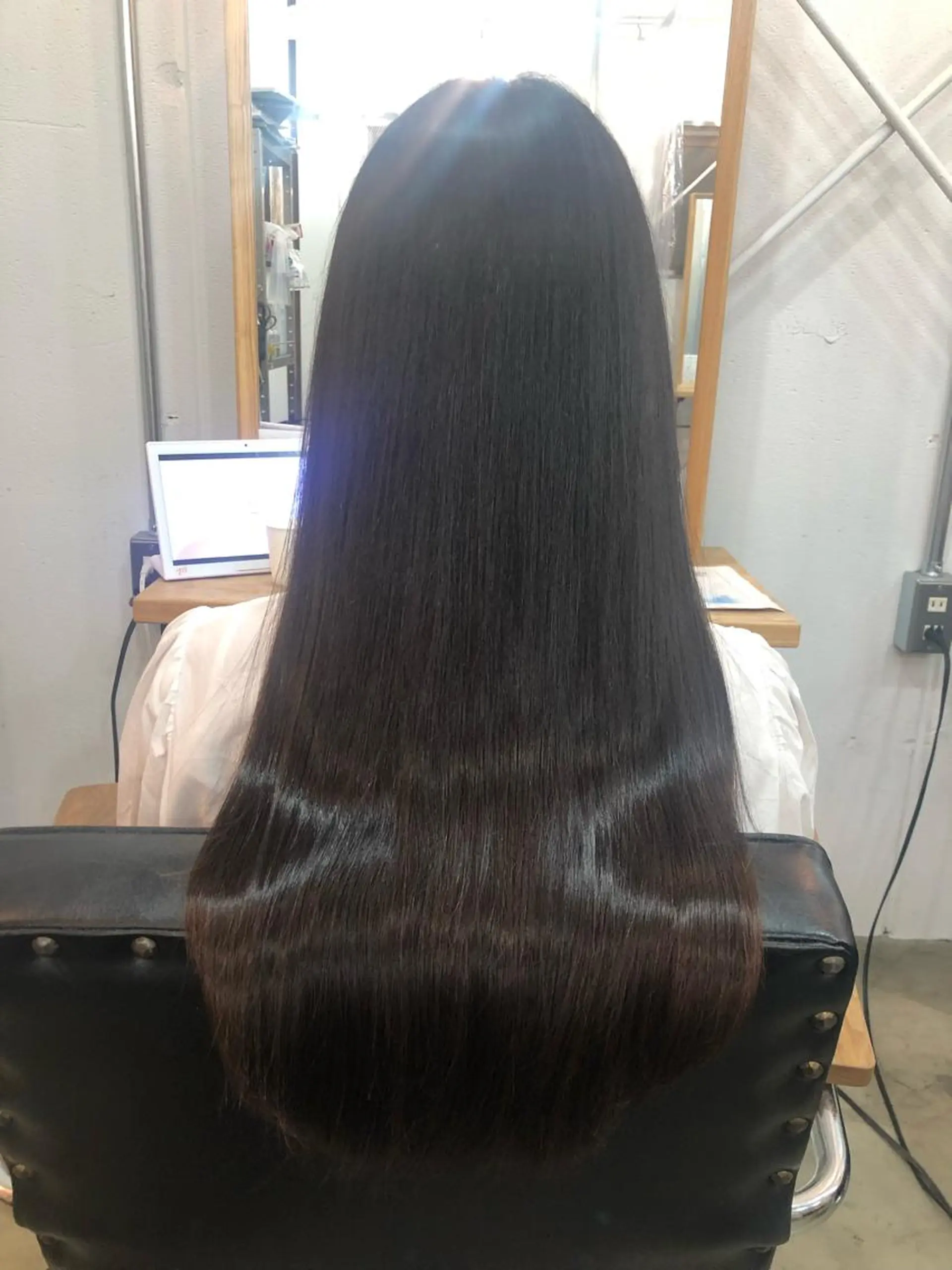 ロング 縮毛矯正 カット 縮毛矯正 トリートメント CARAT堺東 Aujua認定サロンのヘアスタイル
