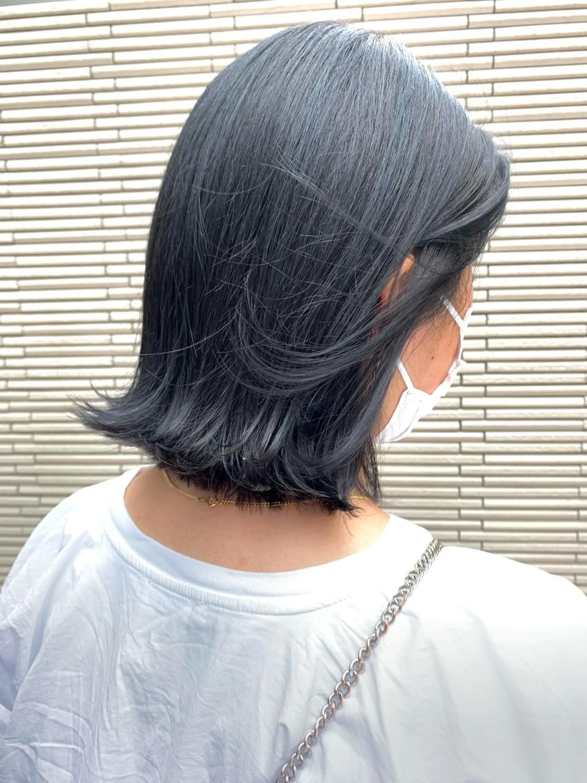ショート カラー 黒髪 ブルーカラー ブルーブラック カット ヘアカラー トリートメント レイヤー/大人メンズ パーマ🌀 平島拓也のヘアスタイル