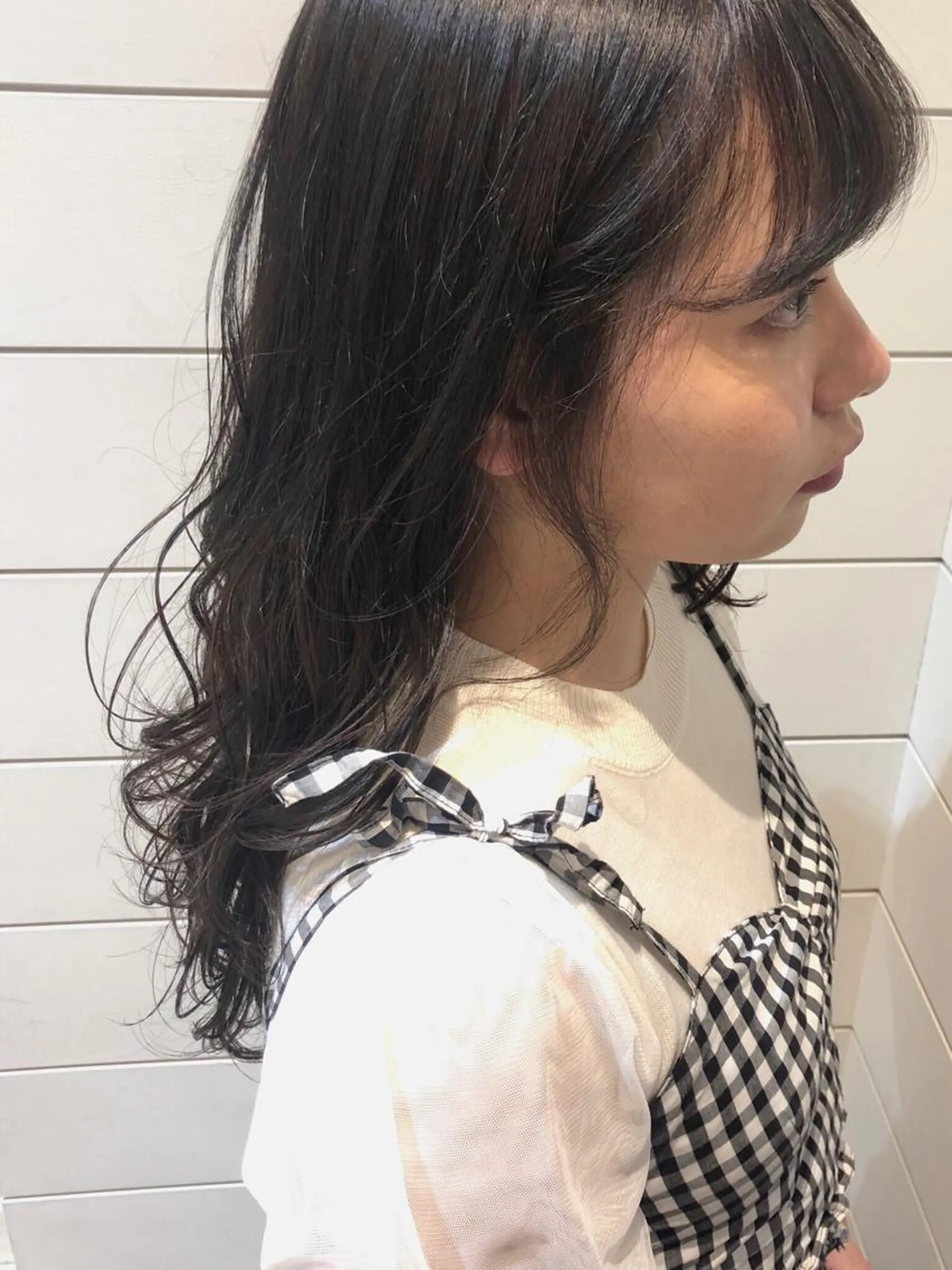 ロング カラー ブリーチ グレージュ 赤み消し/透明感 🪽◝✩ 武者春花のヘアスタイル