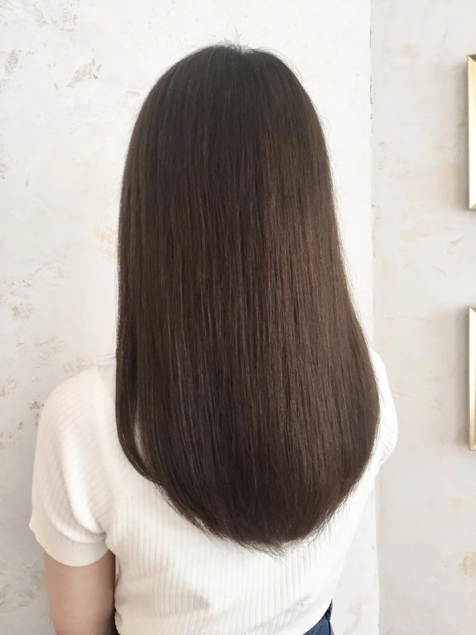 ミディアム カラー アッシュ アッシュブラウン ブラウンカラー 【艶髪、髪質改善✨】 Zina杉川のヘアスタイル