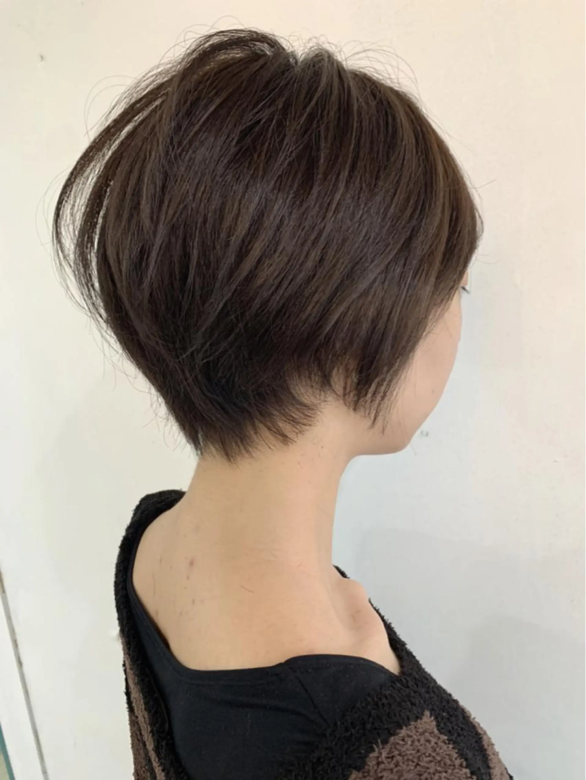 ショート カット トリートメント 京都大人女性ショート 徒歩1分/秋山のヘアスタイル