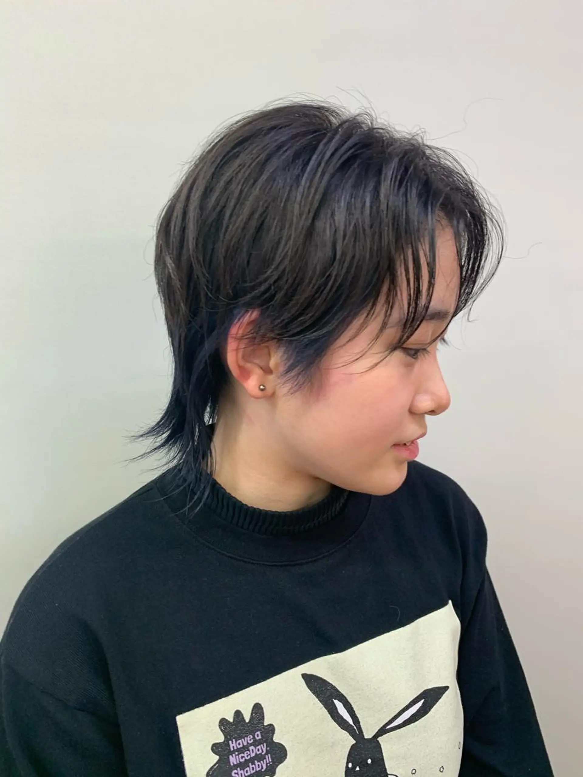 ショート ウルフカット 山嵜 かなのヘアスタイル