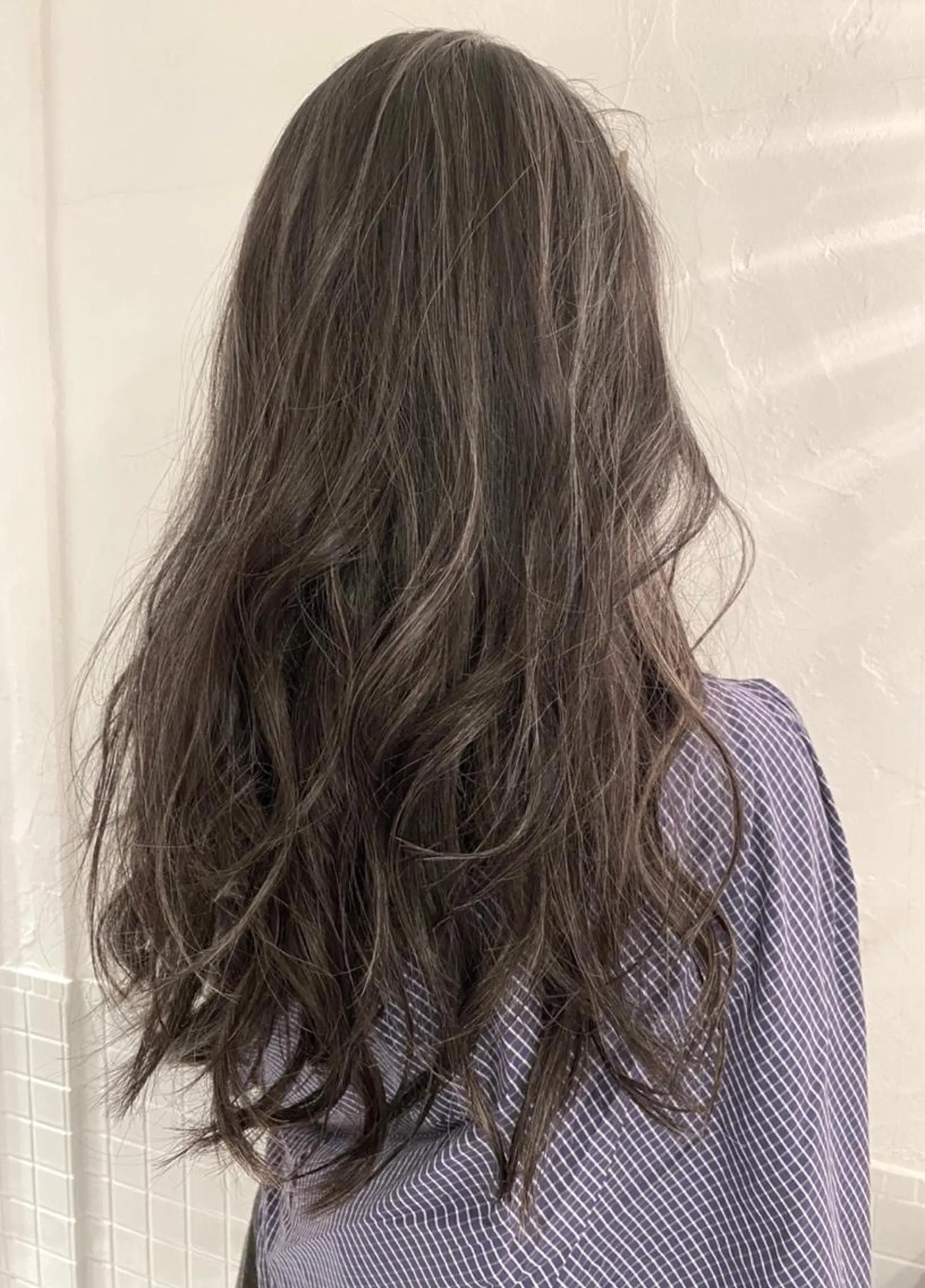 ロング カラー パーマ 艶髪/レイヤーカット /髪質改善/清水のヘアスタイル