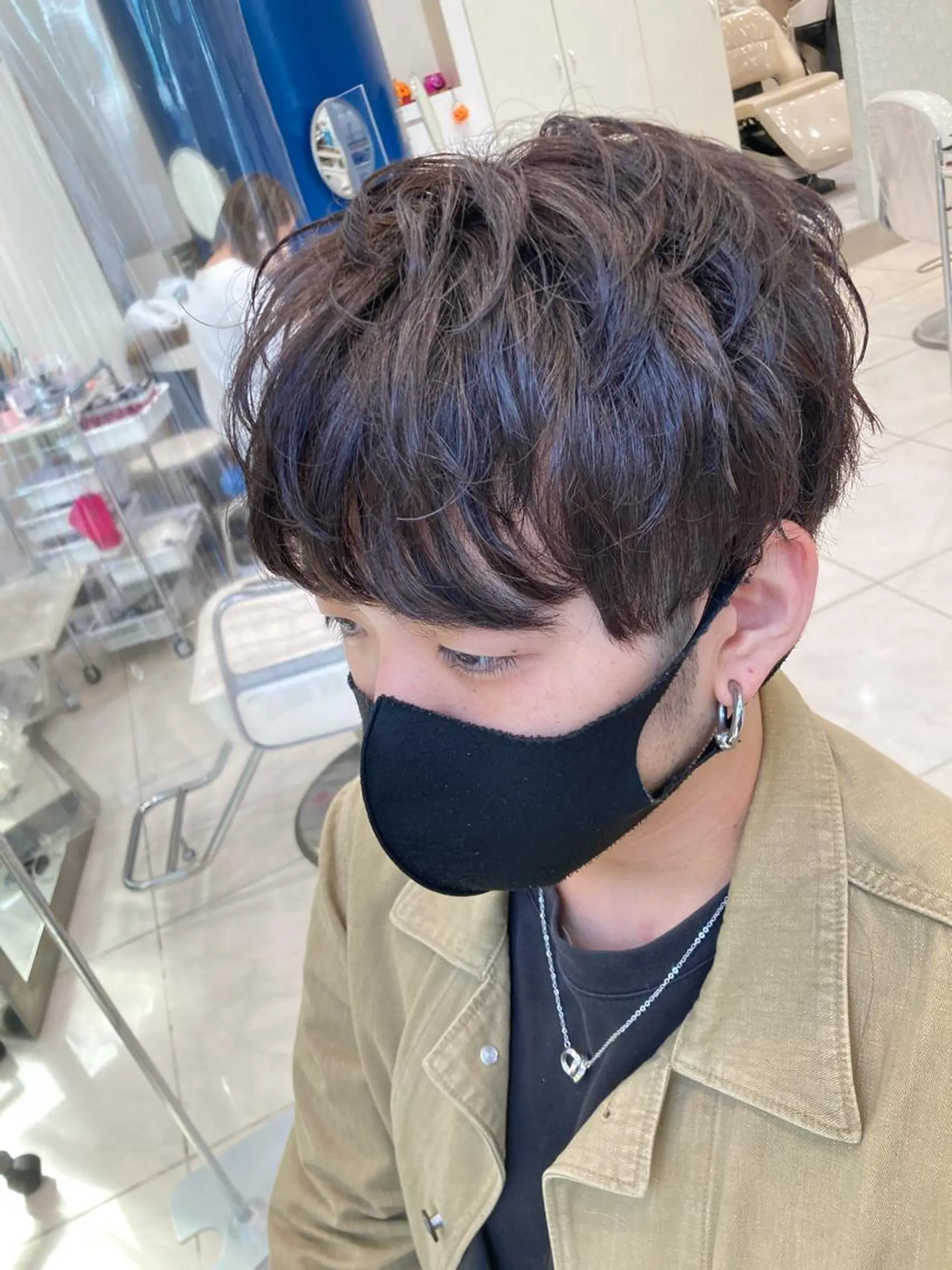 メンズ マッシュ カット 髪質改善 カミムラのヘアスタイル