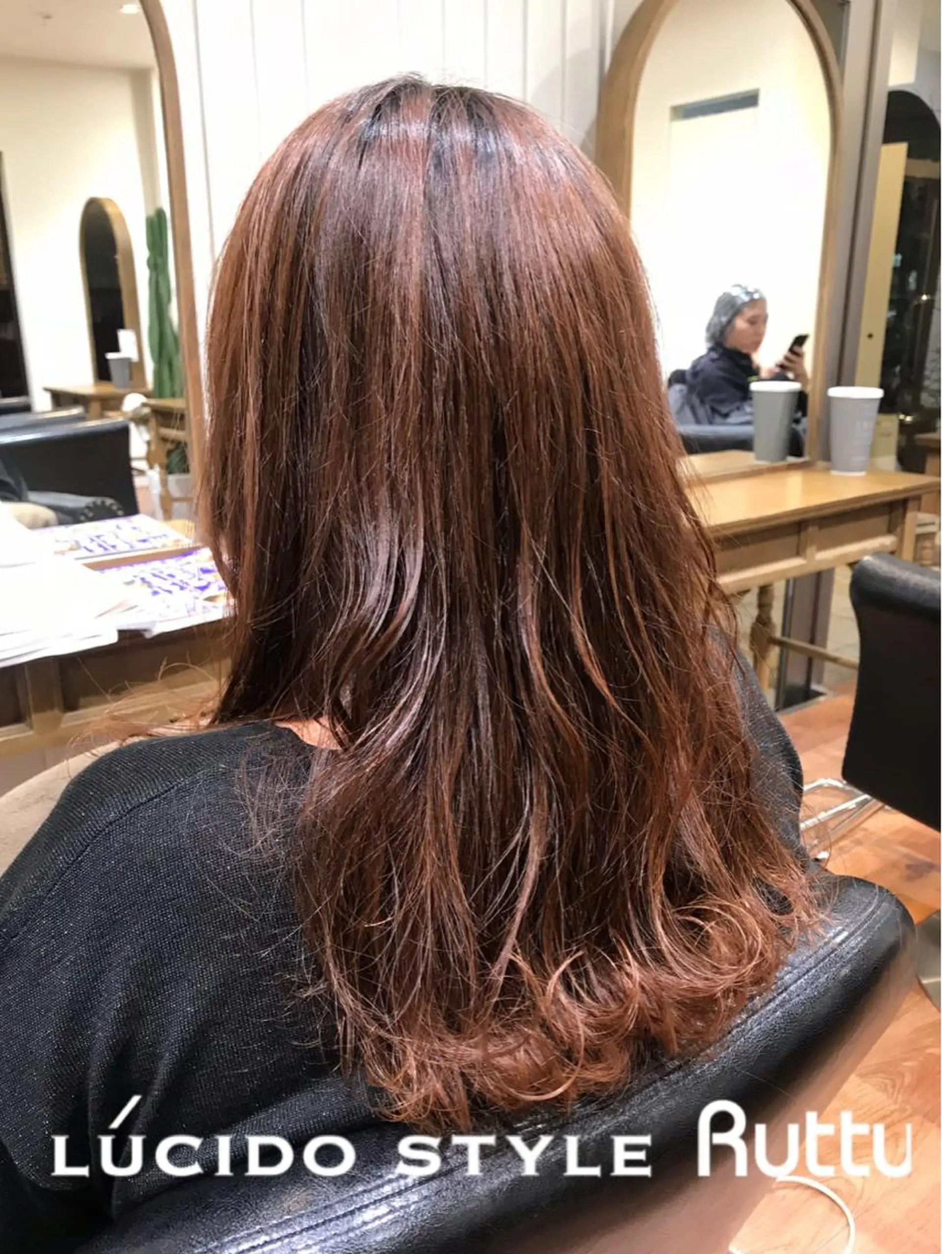 ロング パーマ アザマ　ヤスカツ _rosso 川口のヘアスタイル