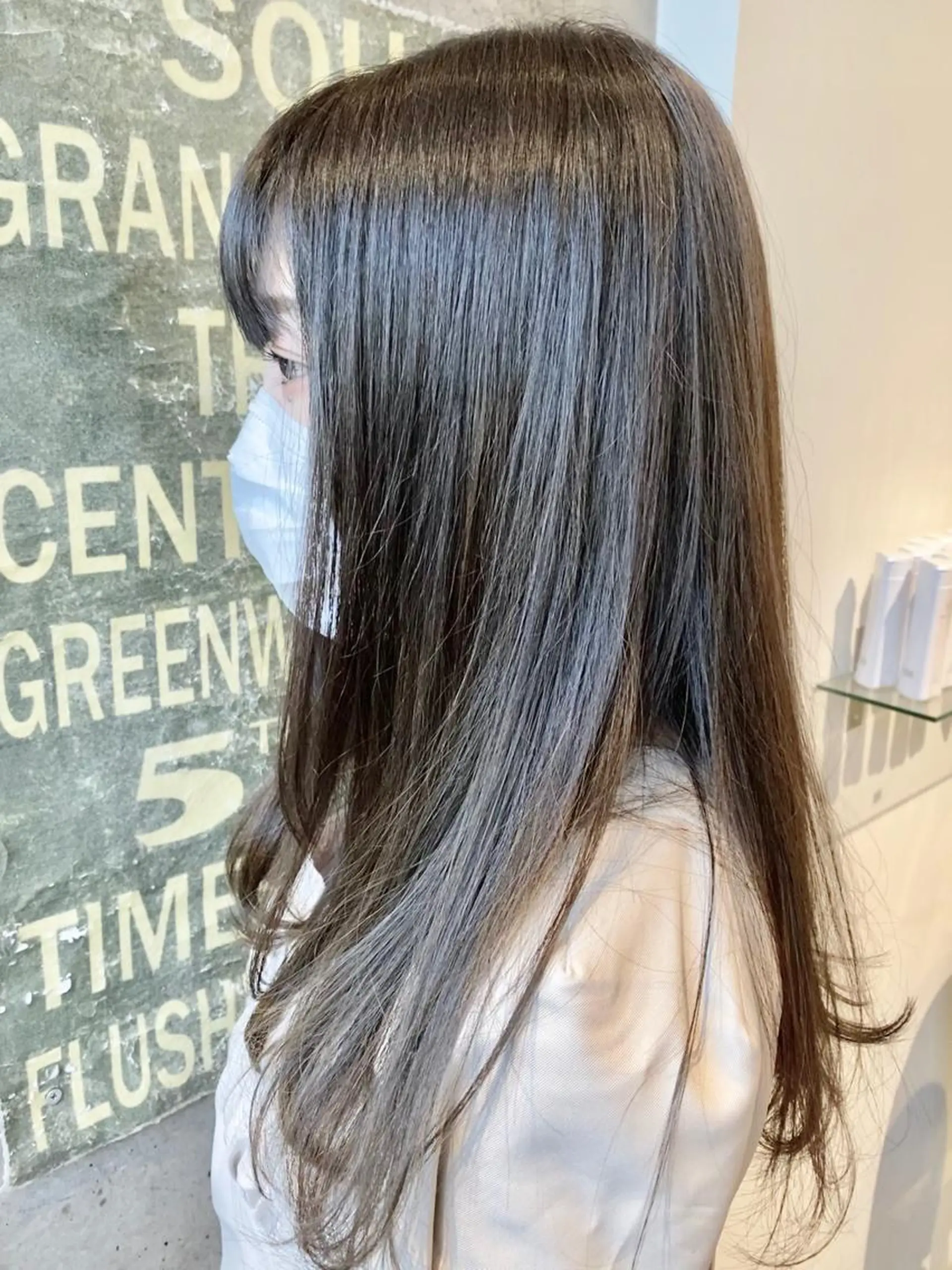 ロング カラー ブルーカラー ブルーバイオレット バイオレットカラー カット ヘアカラー トリートメント KEN KENのヘアスタイル